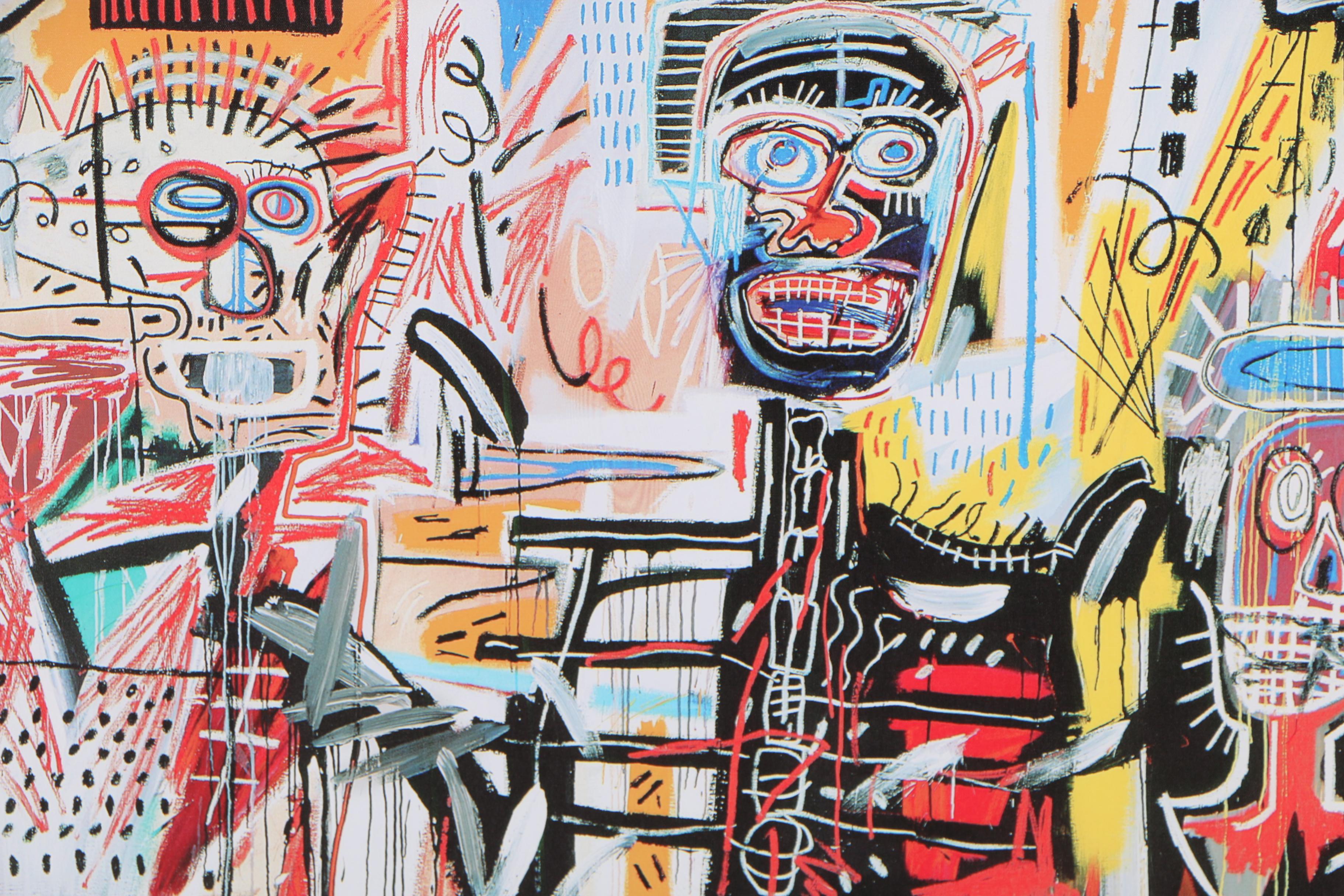 Giclée after Jean-Michel Basquiat 1982 "The Philistines"