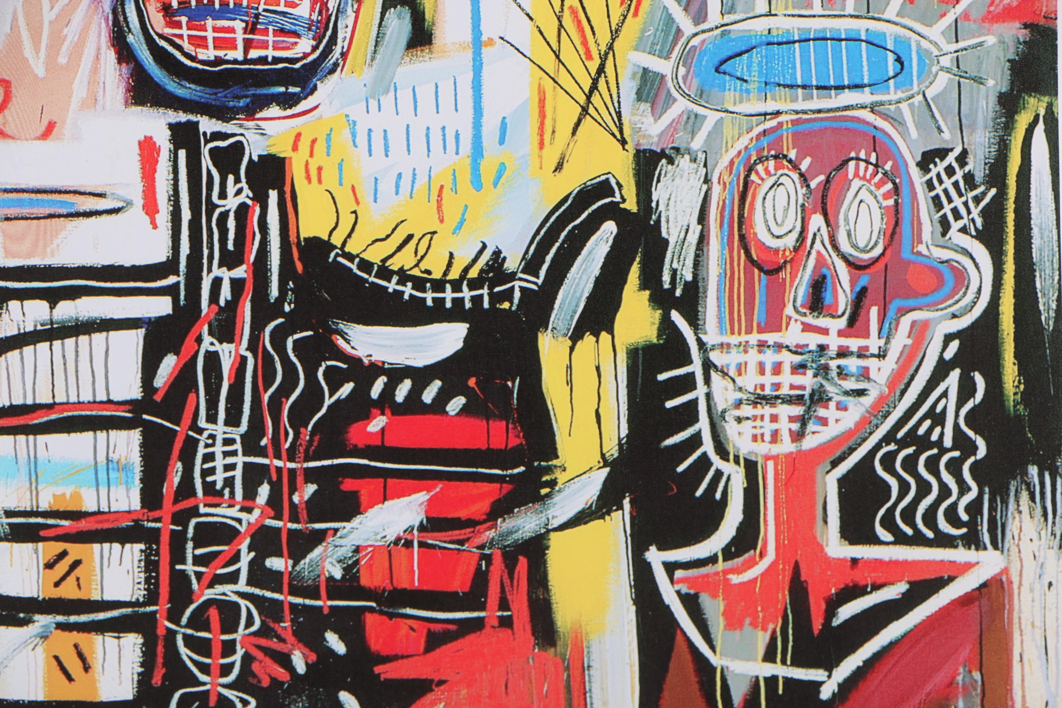 Giclée after Jean-Michel Basquiat 1982 "The Philistines"