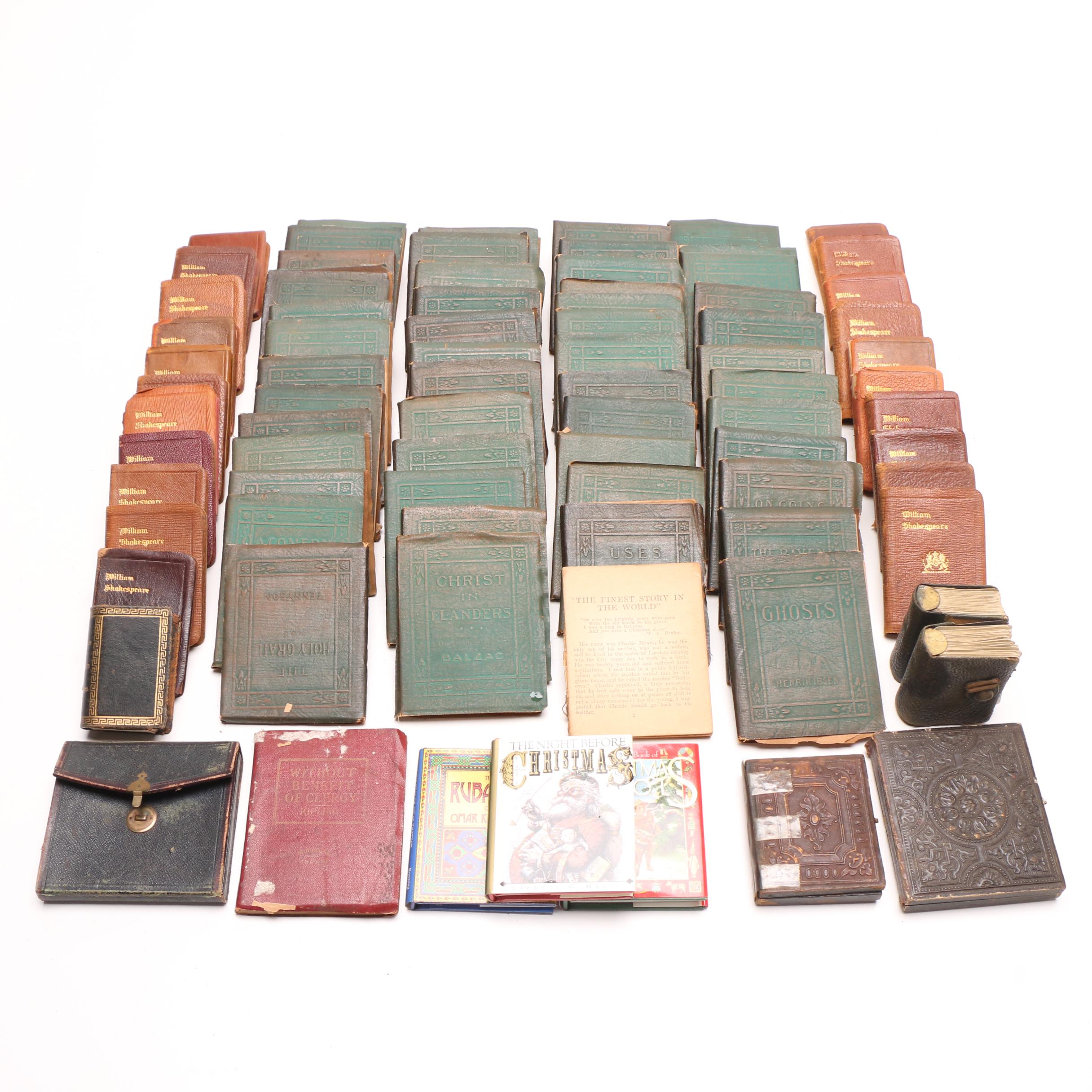 Miniature Books with Antique Photographic Portraits