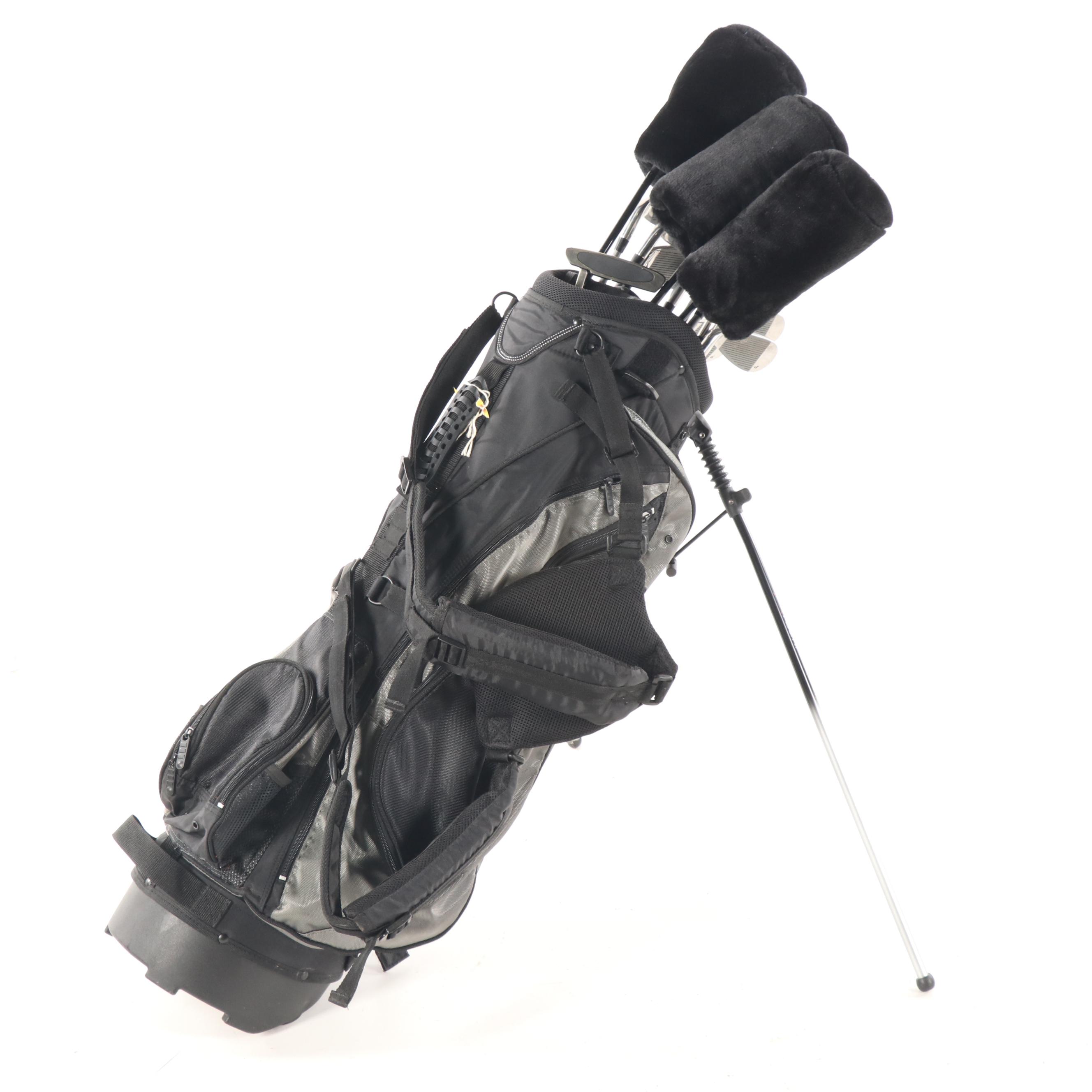 Ladies' Affinity Stainless and Titanium Golf Clubs featuring TaylorMade Putter