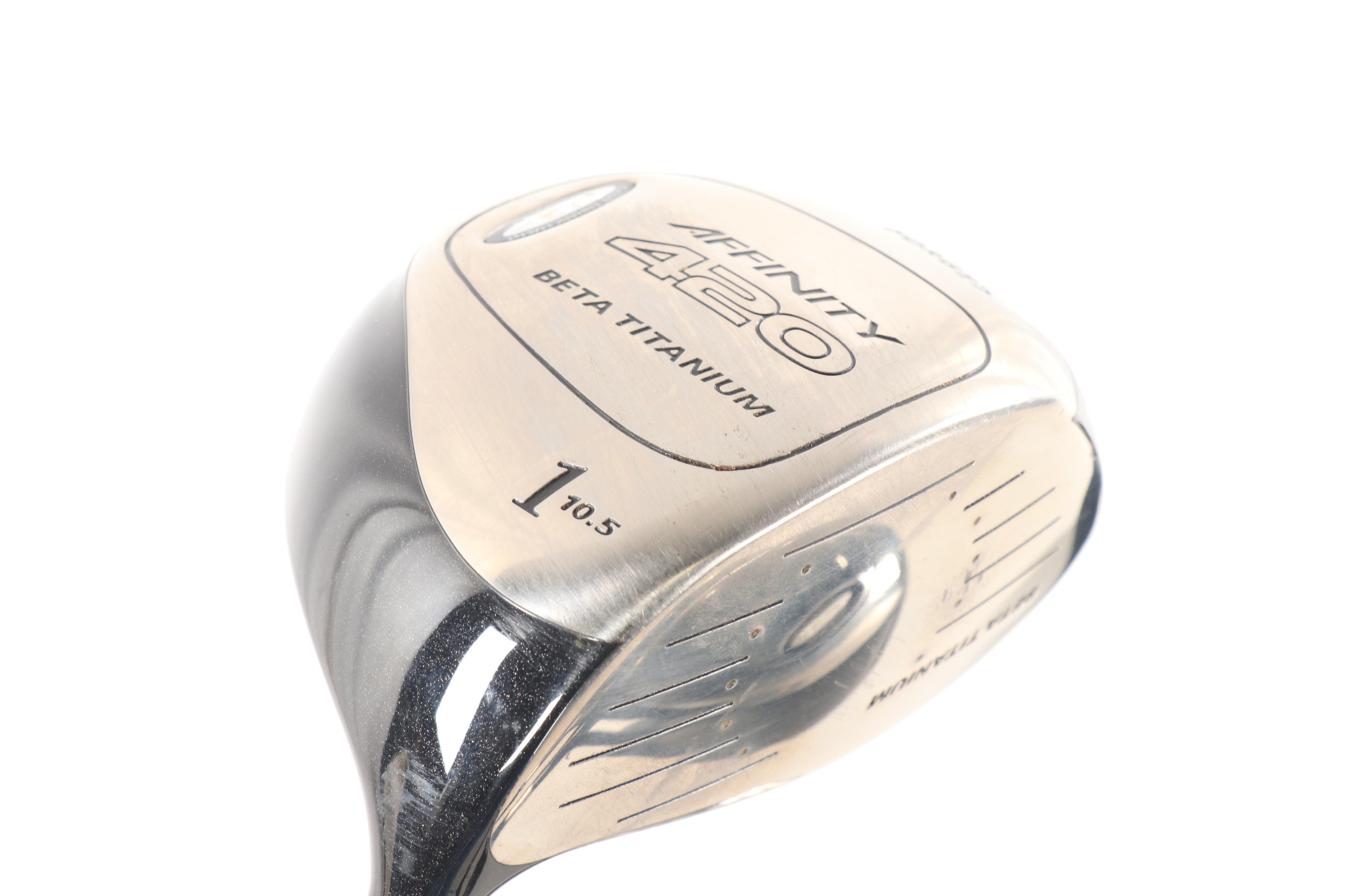 Ladies' Affinity Stainless and Titanium Golf Clubs featuring TaylorMade Putter