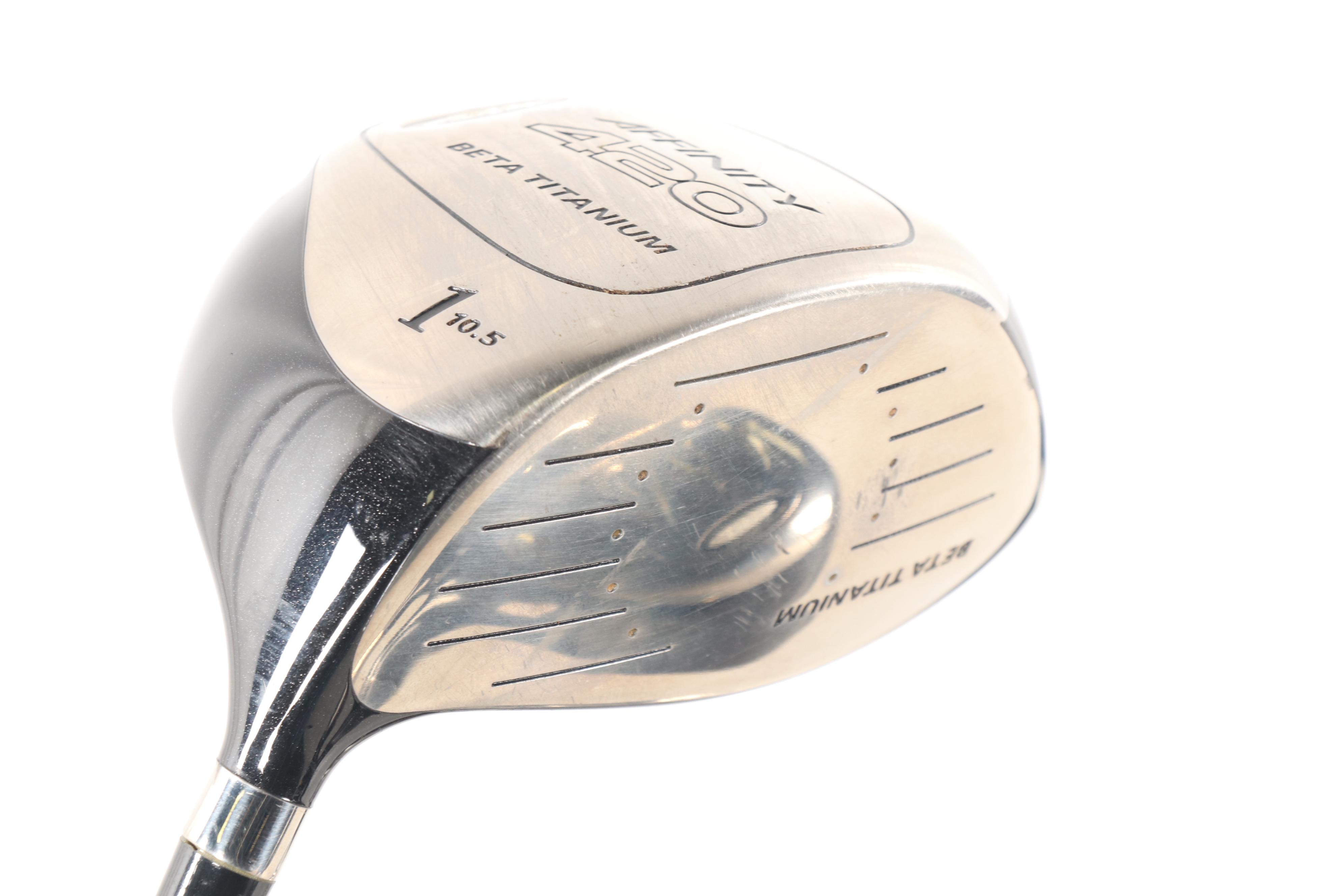 Ladies' Affinity Stainless and Titanium Golf Clubs featuring TaylorMade Putter