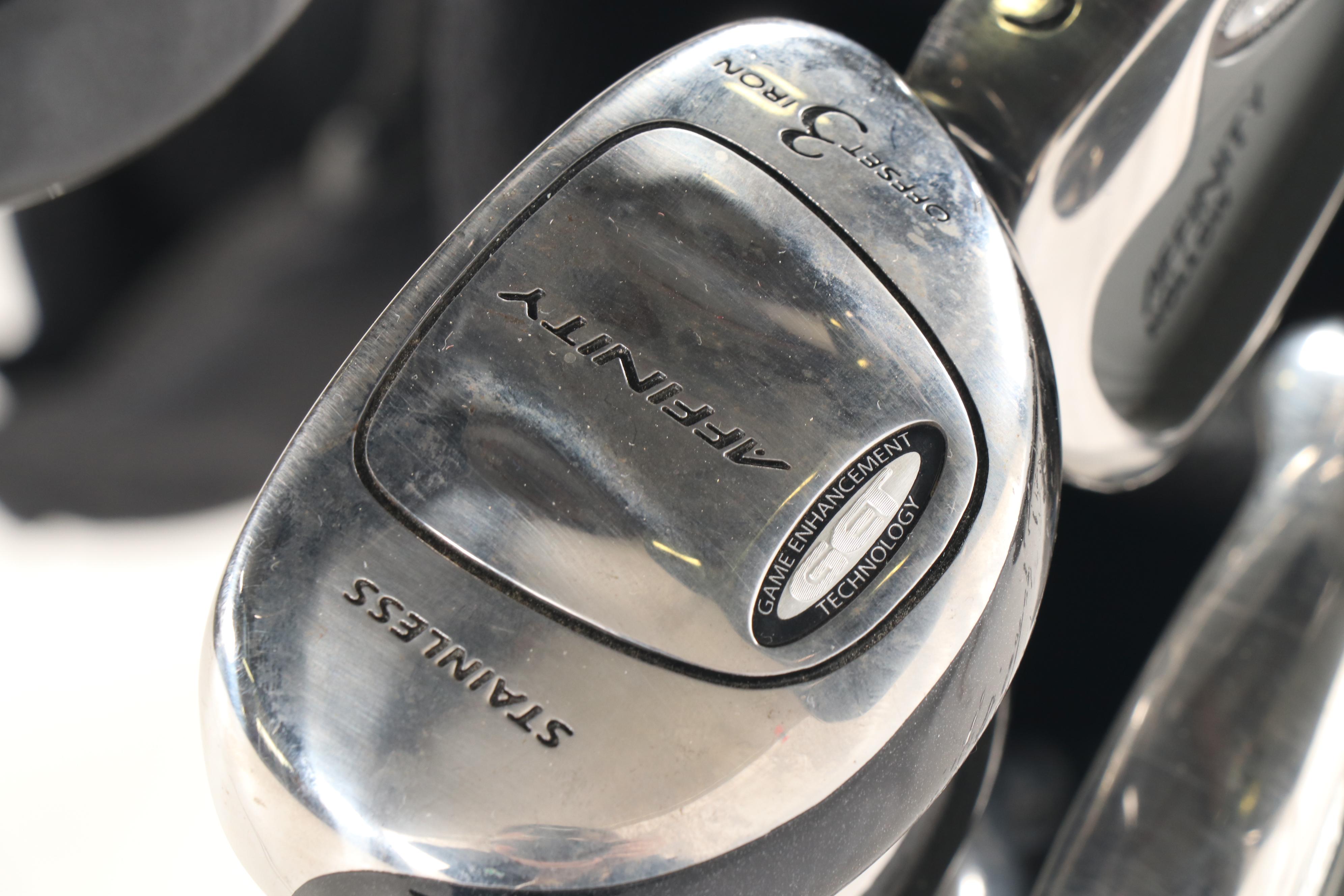 Ladies' Affinity Stainless and Titanium Golf Clubs featuring TaylorMade Putter