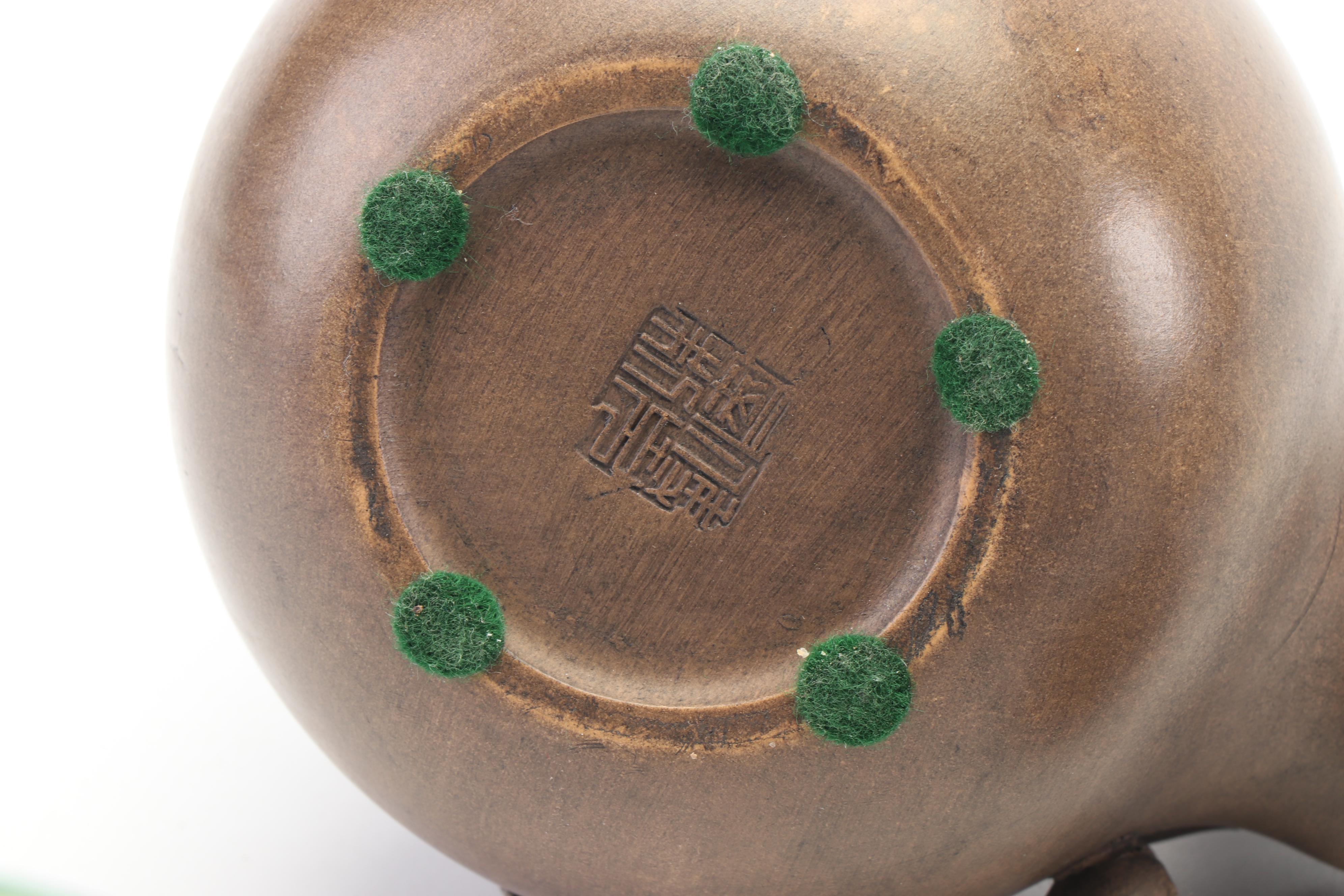 Decorative Chinese Tea Pots Including Piece by Fong Choo