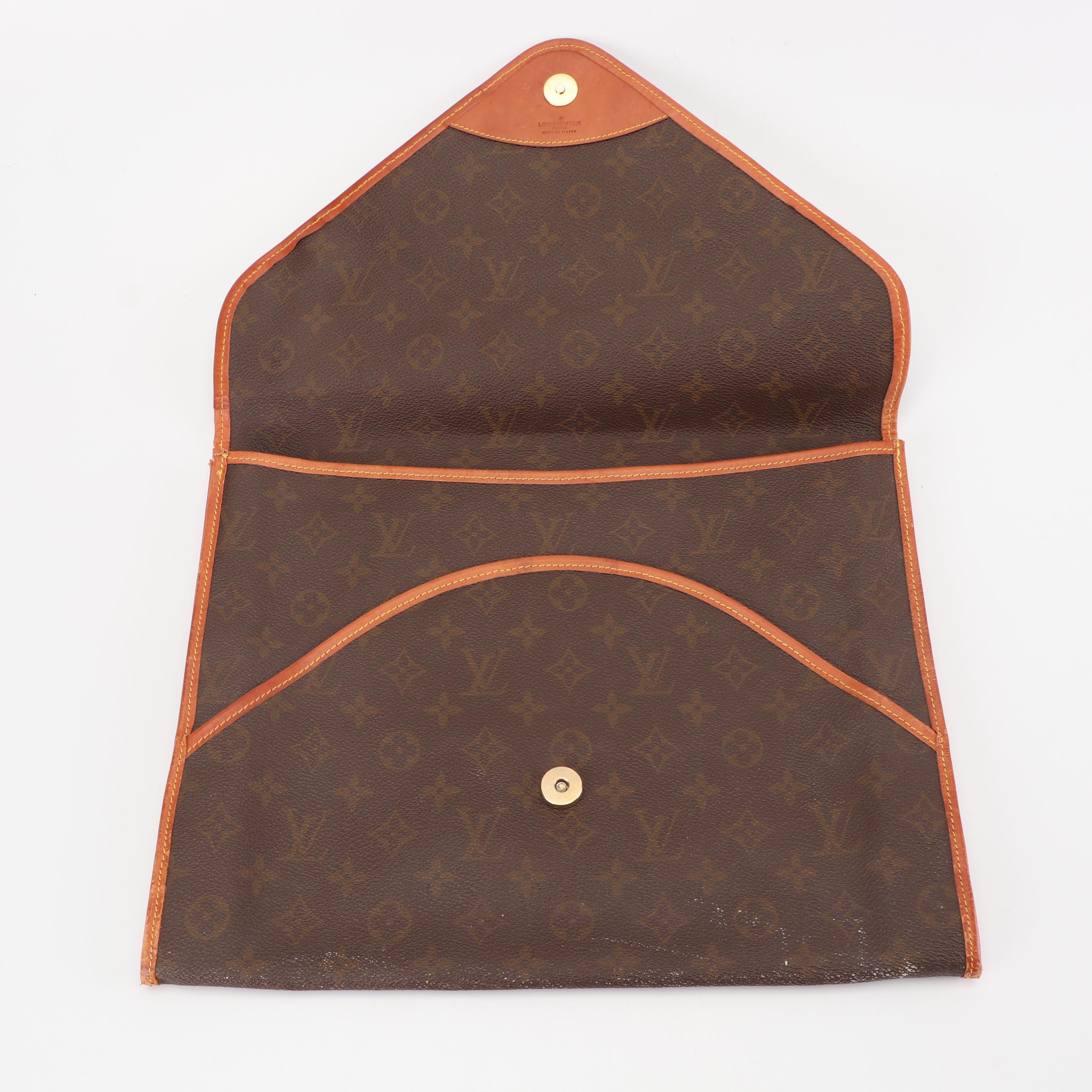 Louis Vuitton Monogram Canvas Envelope Clutch