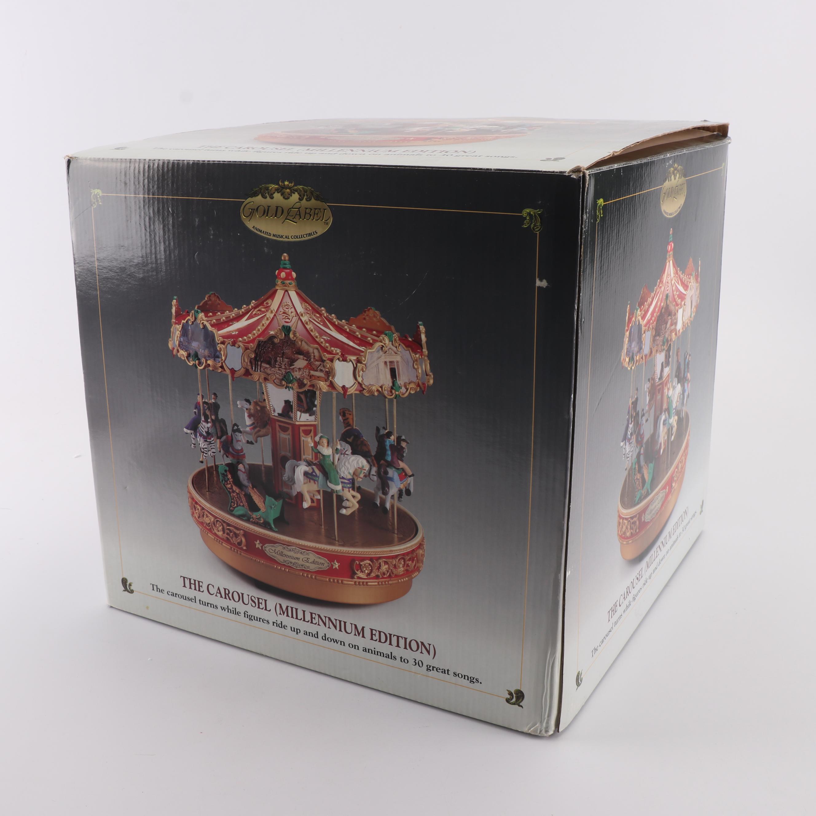 Mr. Christmas Gold Label Millennium Edition Musical Carousel