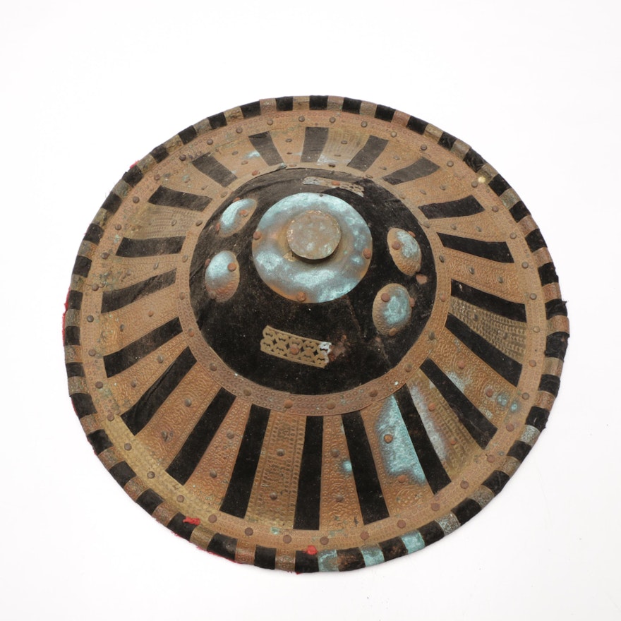 Ethiopian Amhara Ceremonial Round Shield