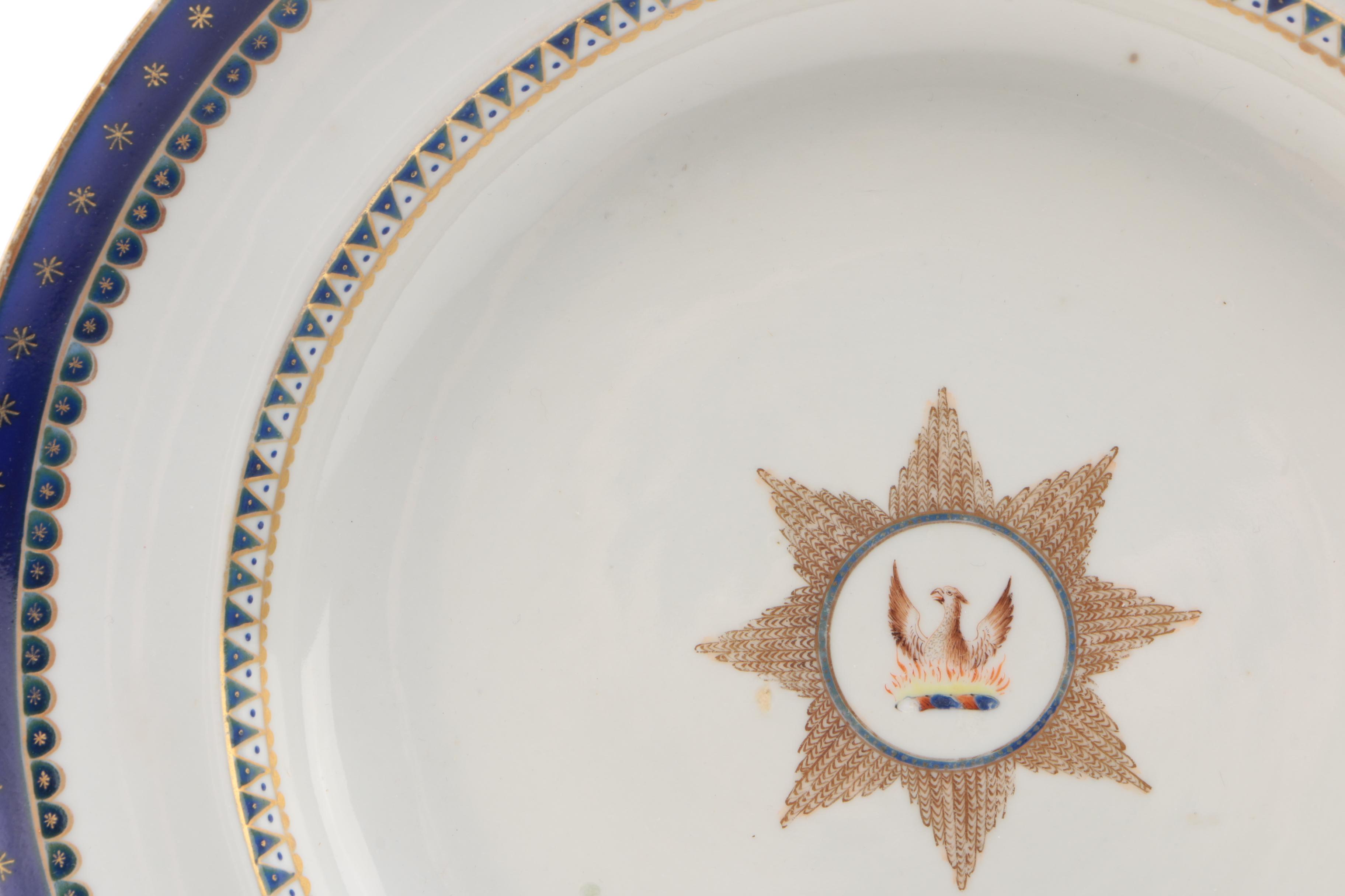 Painted Ironstone Plates