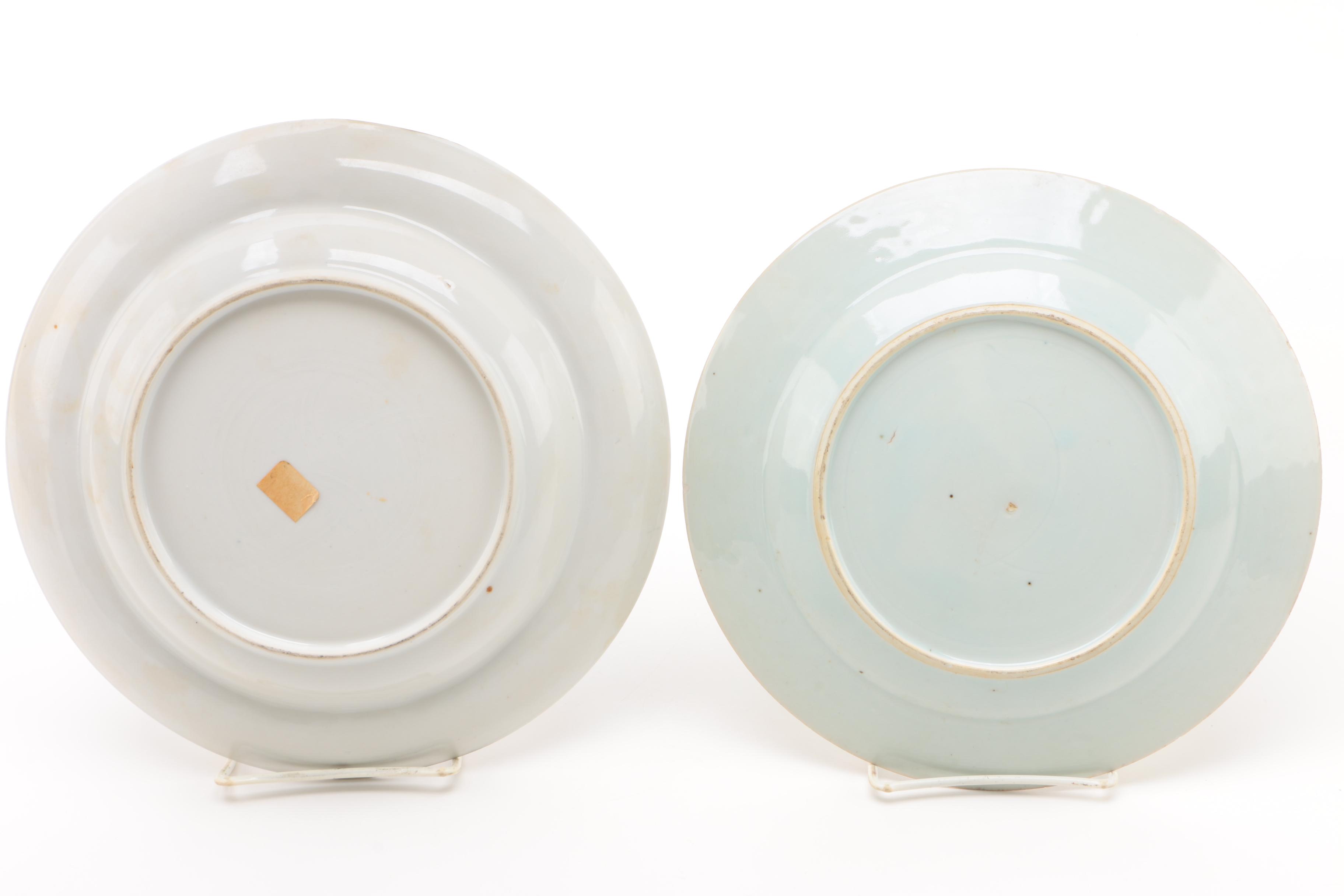 Painted Ironstone Plates