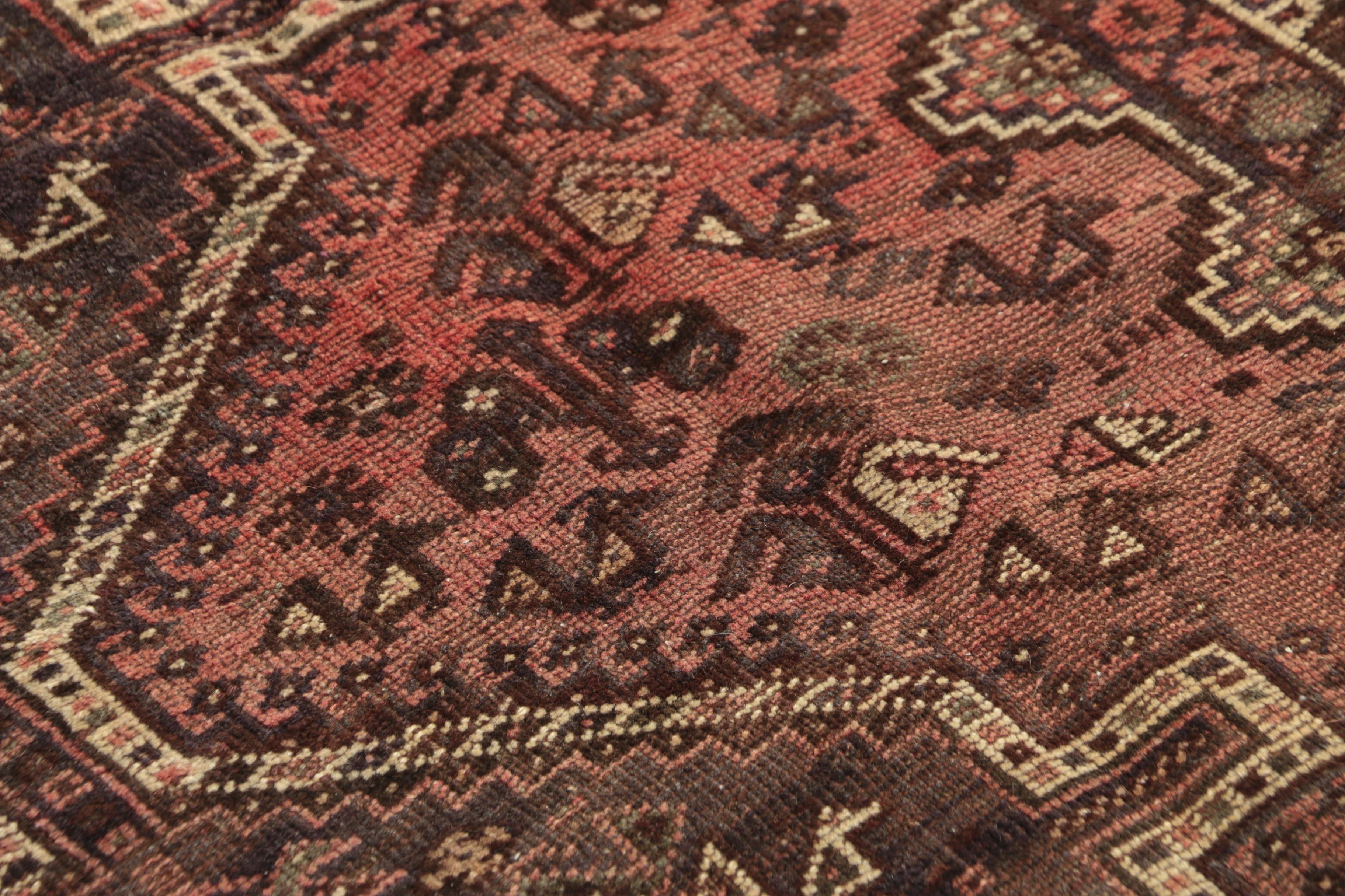 Hand-Knotted Persian Shiraz Pictorial Wool Rug