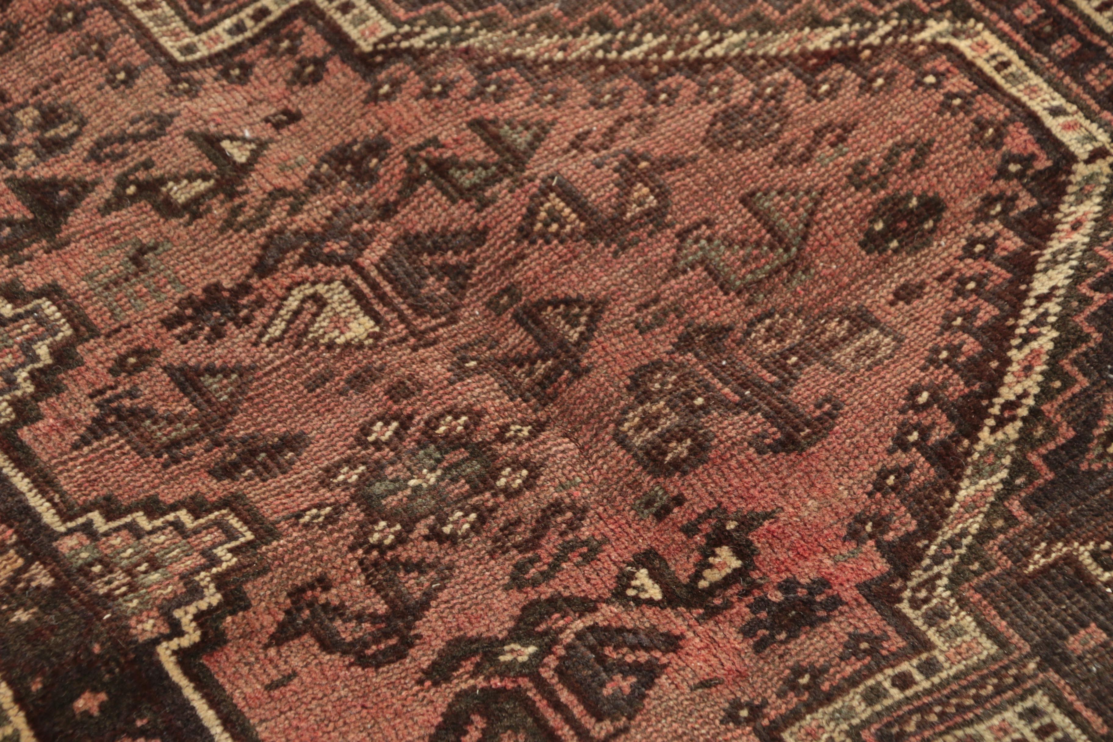 Hand-Knotted Persian Shiraz Pictorial Wool Rug