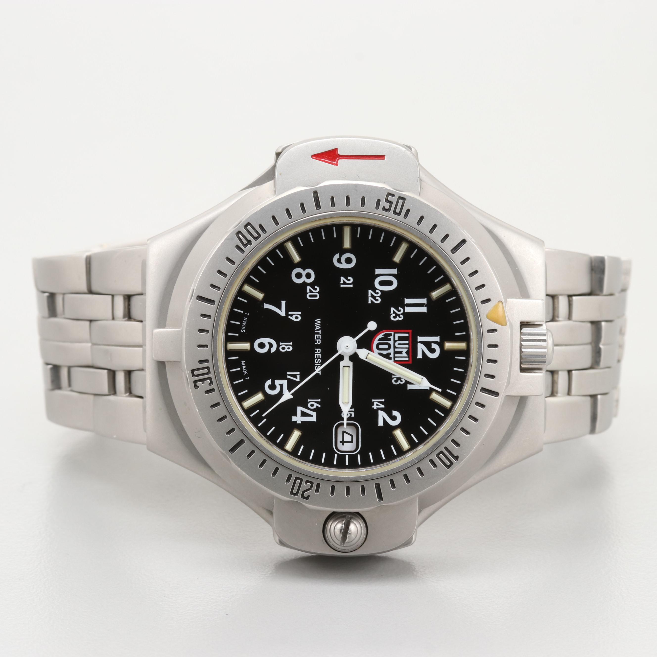 Luminox Compass LU502 Stainless Steel Quartz Watch