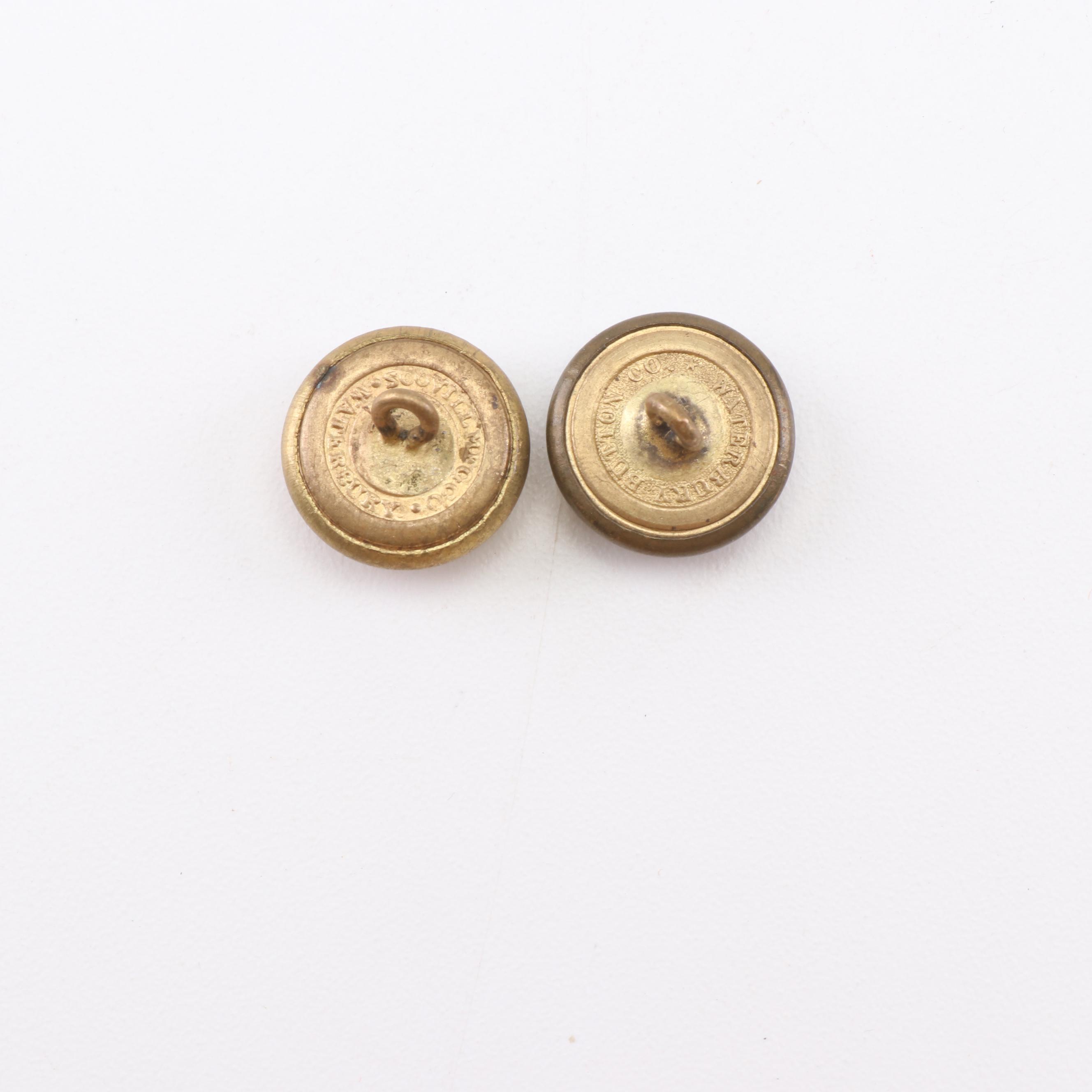 Civil War Era Union Uniform Buttons, including Scoville, Horstmann and Others