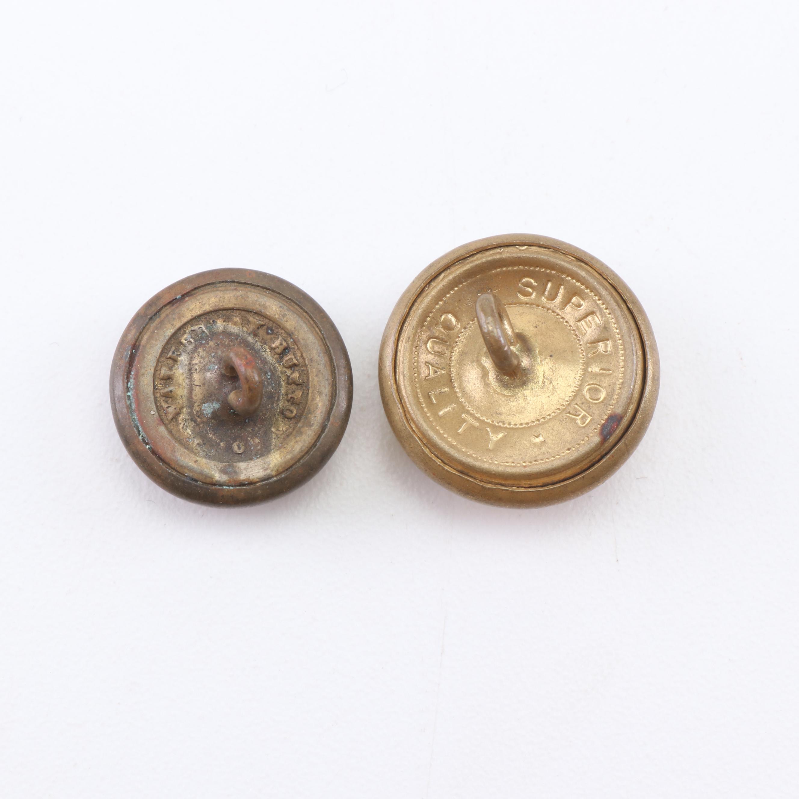 Civil War Era Union Uniform Buttons, including Scoville, Horstmann and Others