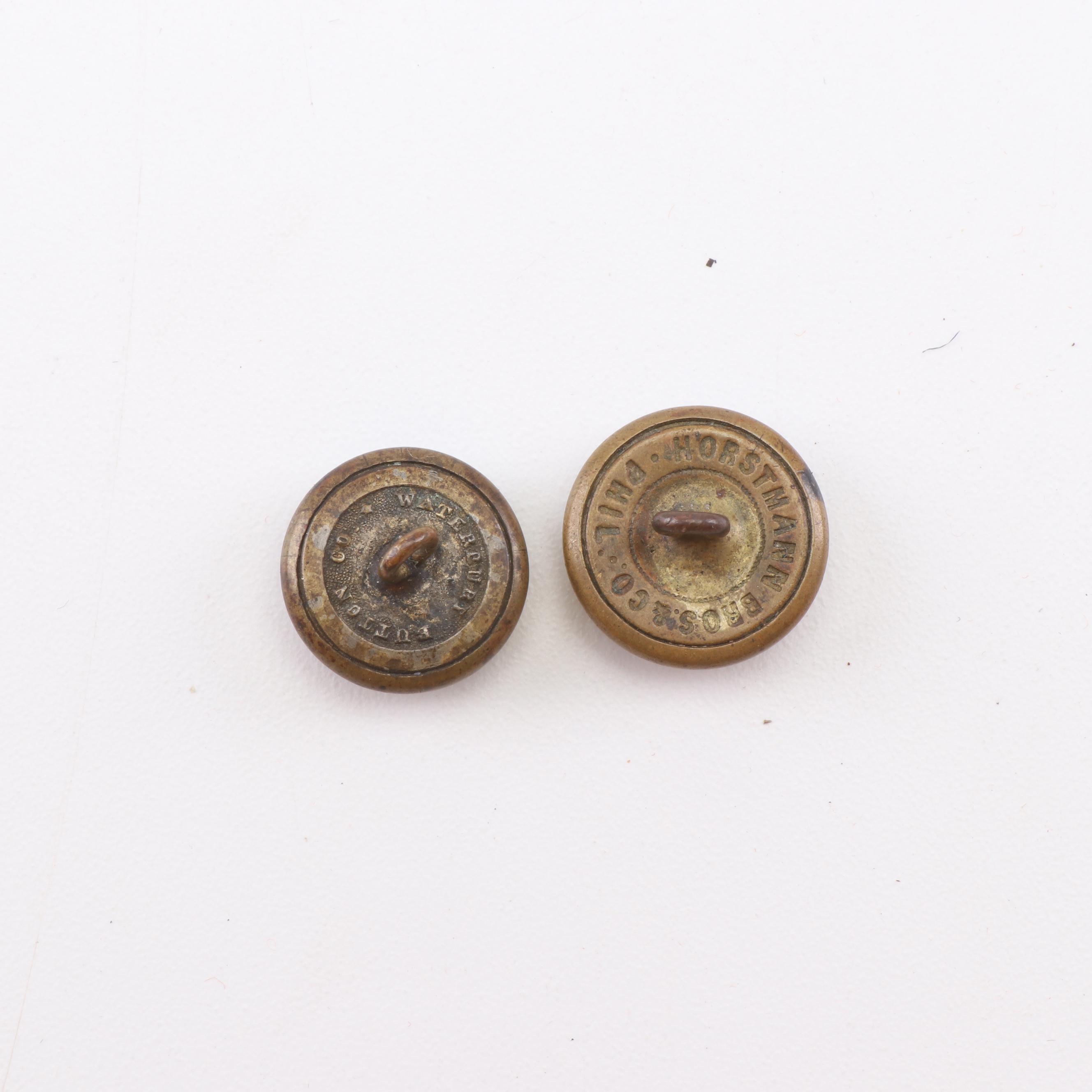 Civil War Era Union Uniform Buttons, including Scoville, Horstmann and Others