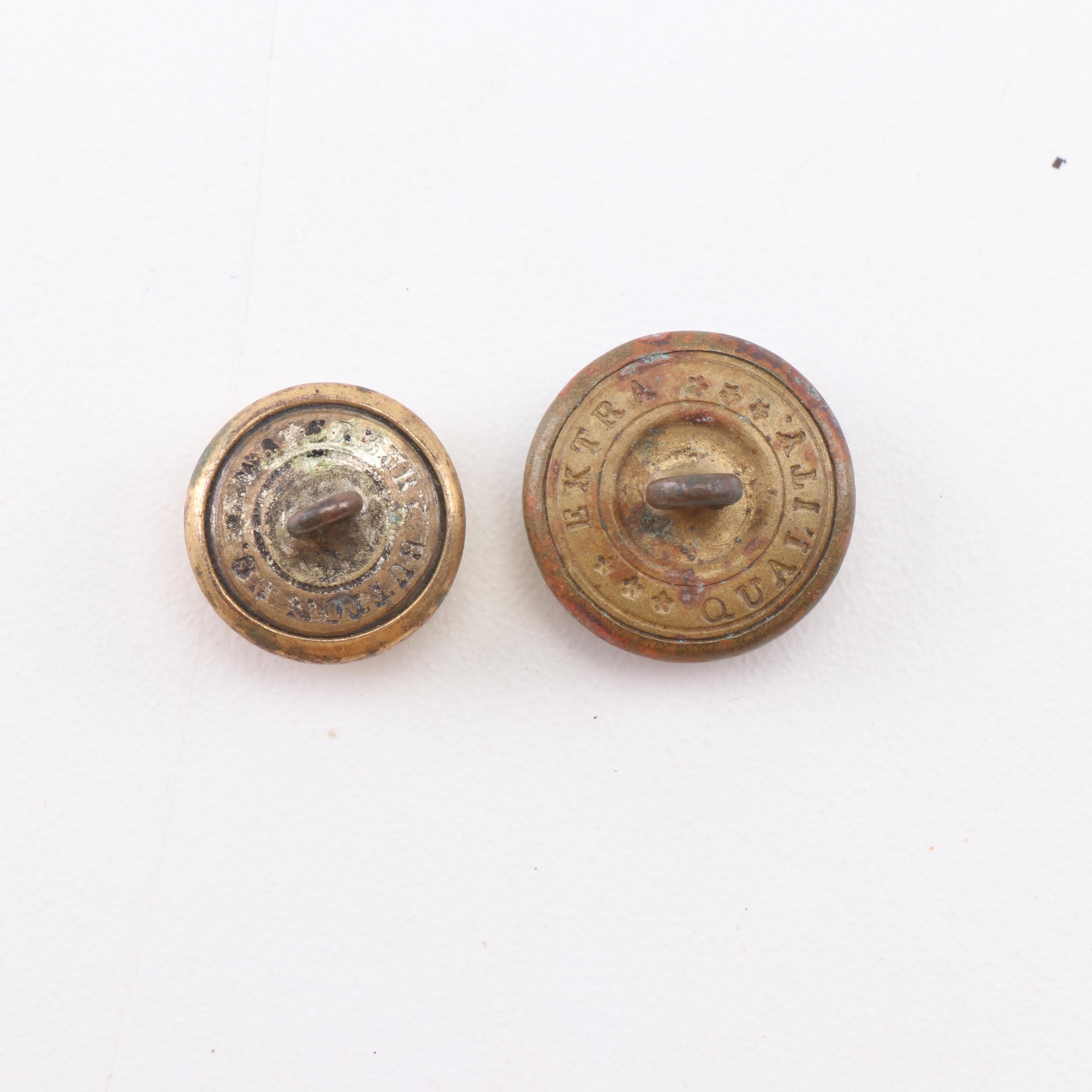 Civil War Era Union Uniform Buttons, including Scoville, Horstmann and Others