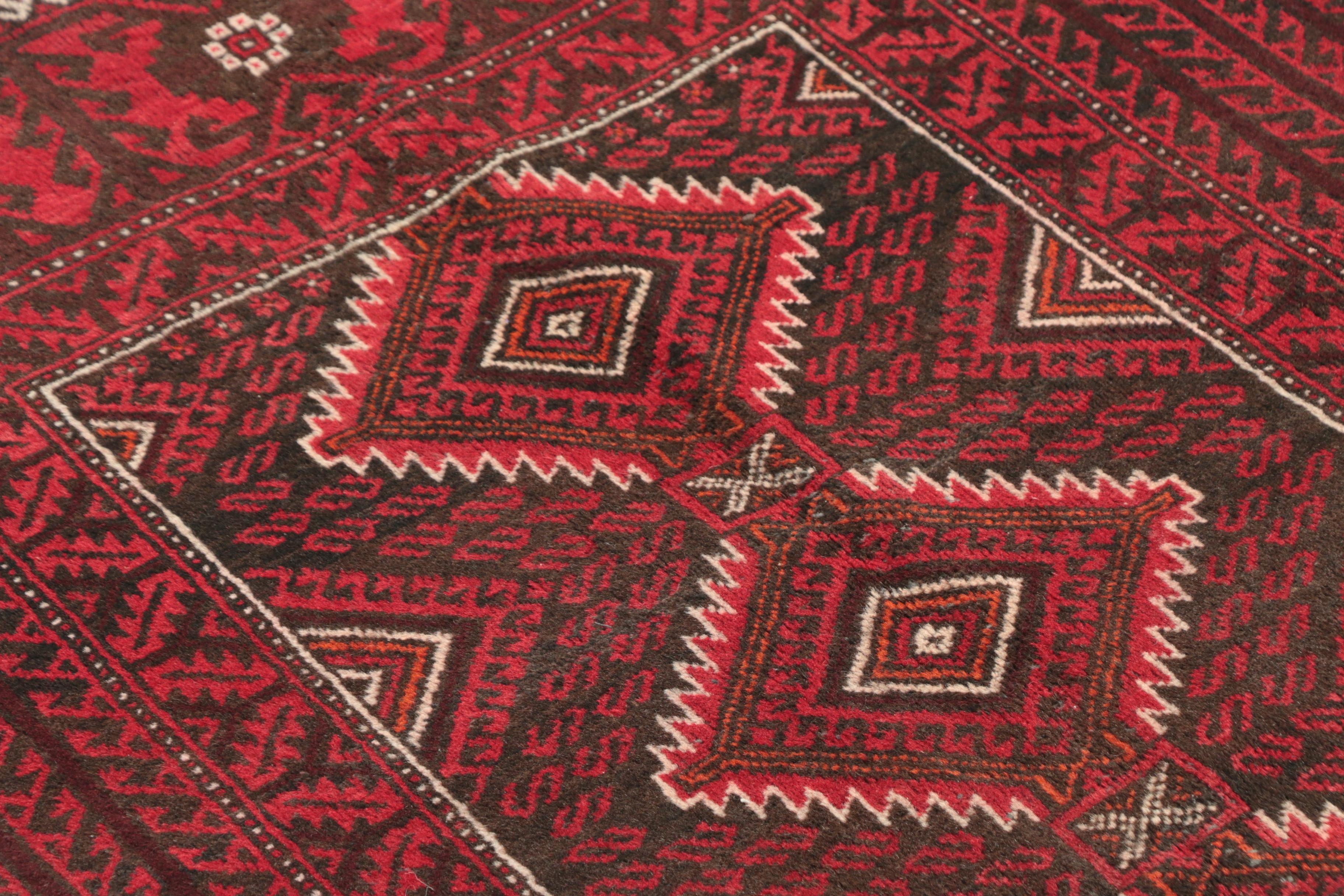 Hand-Knotted Baluch Wool Rug