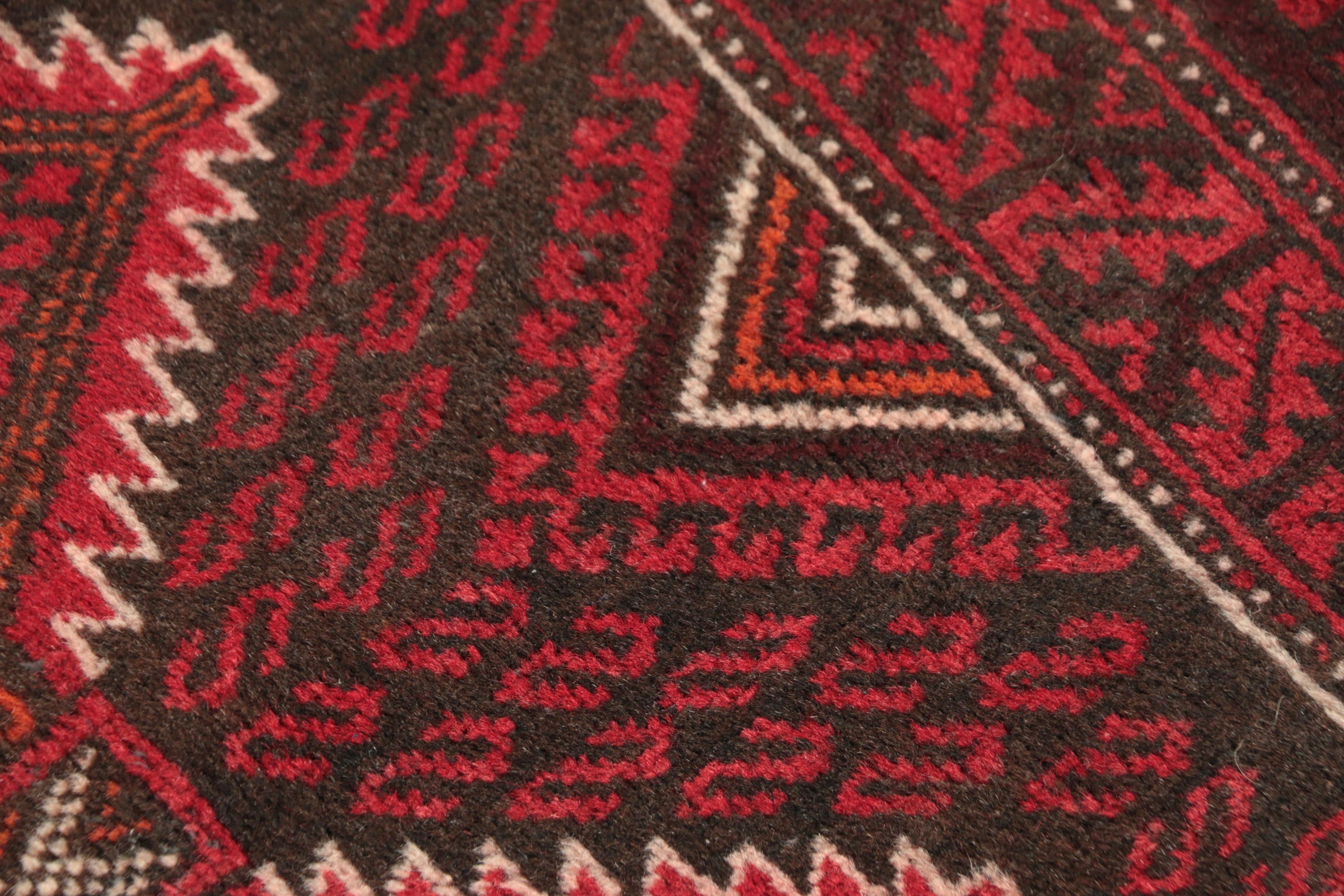 Hand-Knotted Baluch Wool Rug