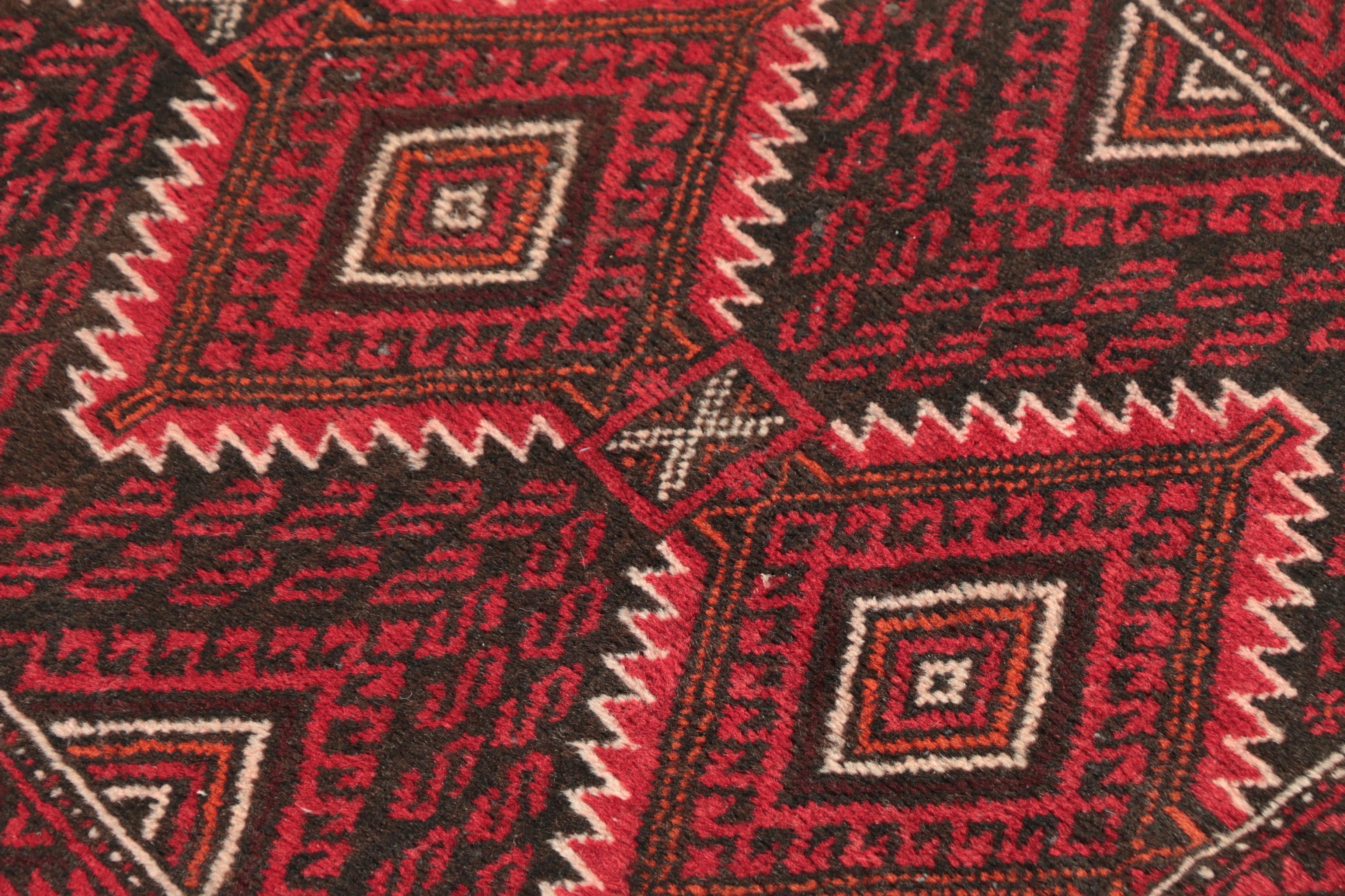 Hand-Knotted Baluch Wool Rug