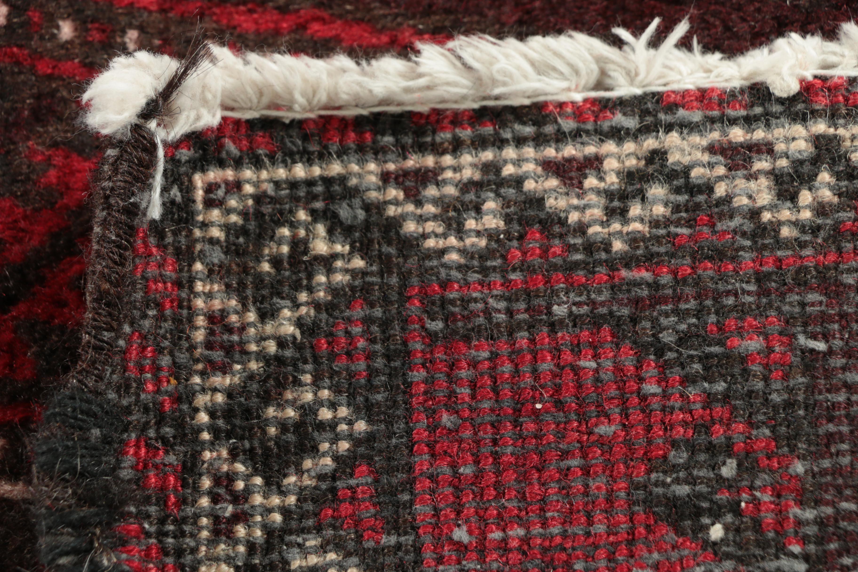 Hand-Knotted Baluch Wool Rug
