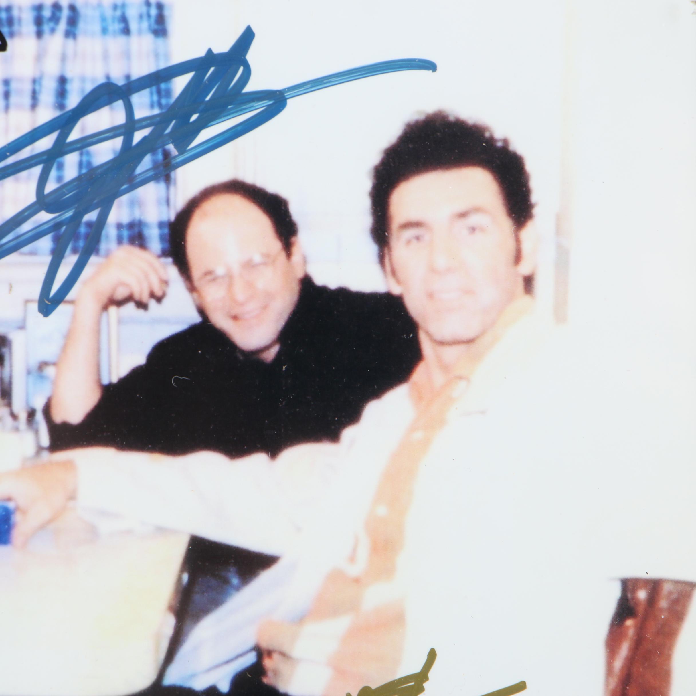 "Seinfeld" Autographed Cast Framed Photo