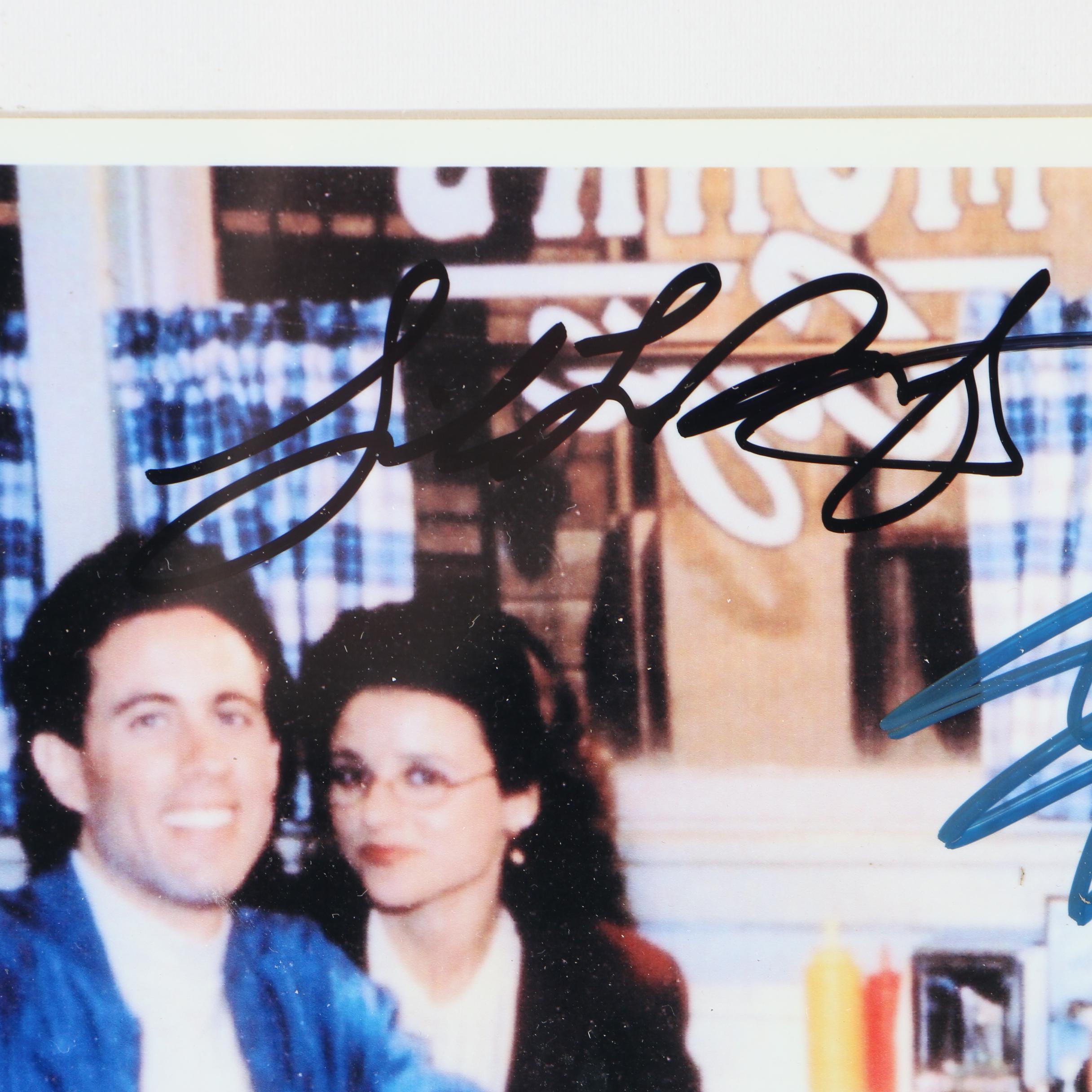 "Seinfeld" Autographed Cast Framed Photo