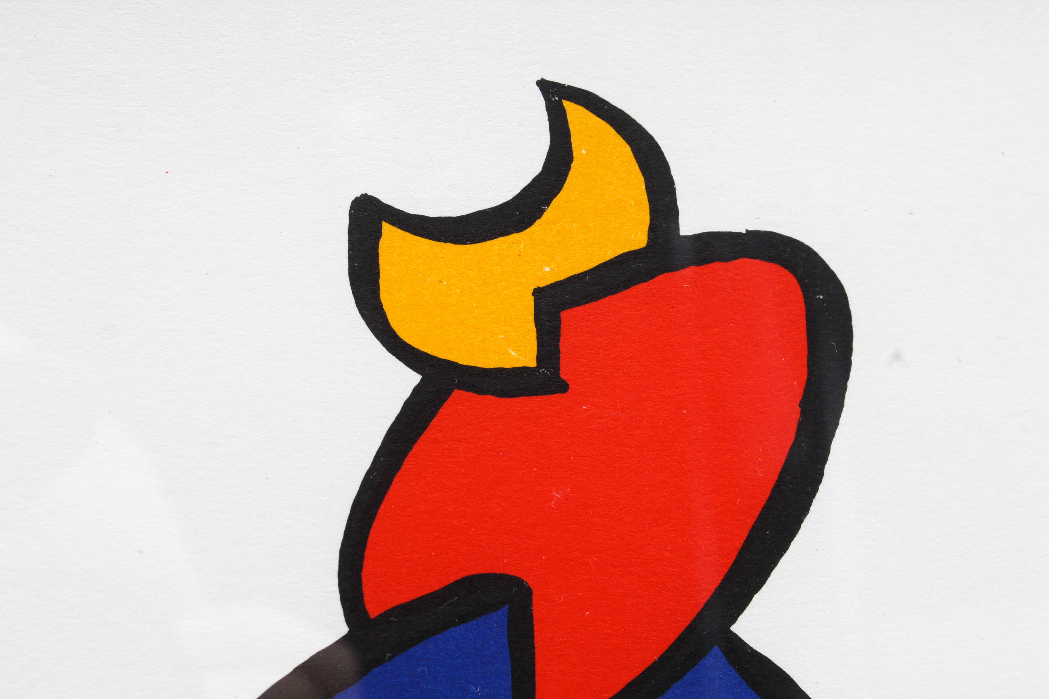 Alexander Calder "Study for Stabile" Lithograph for 1963 "Derriere Le Miroir"