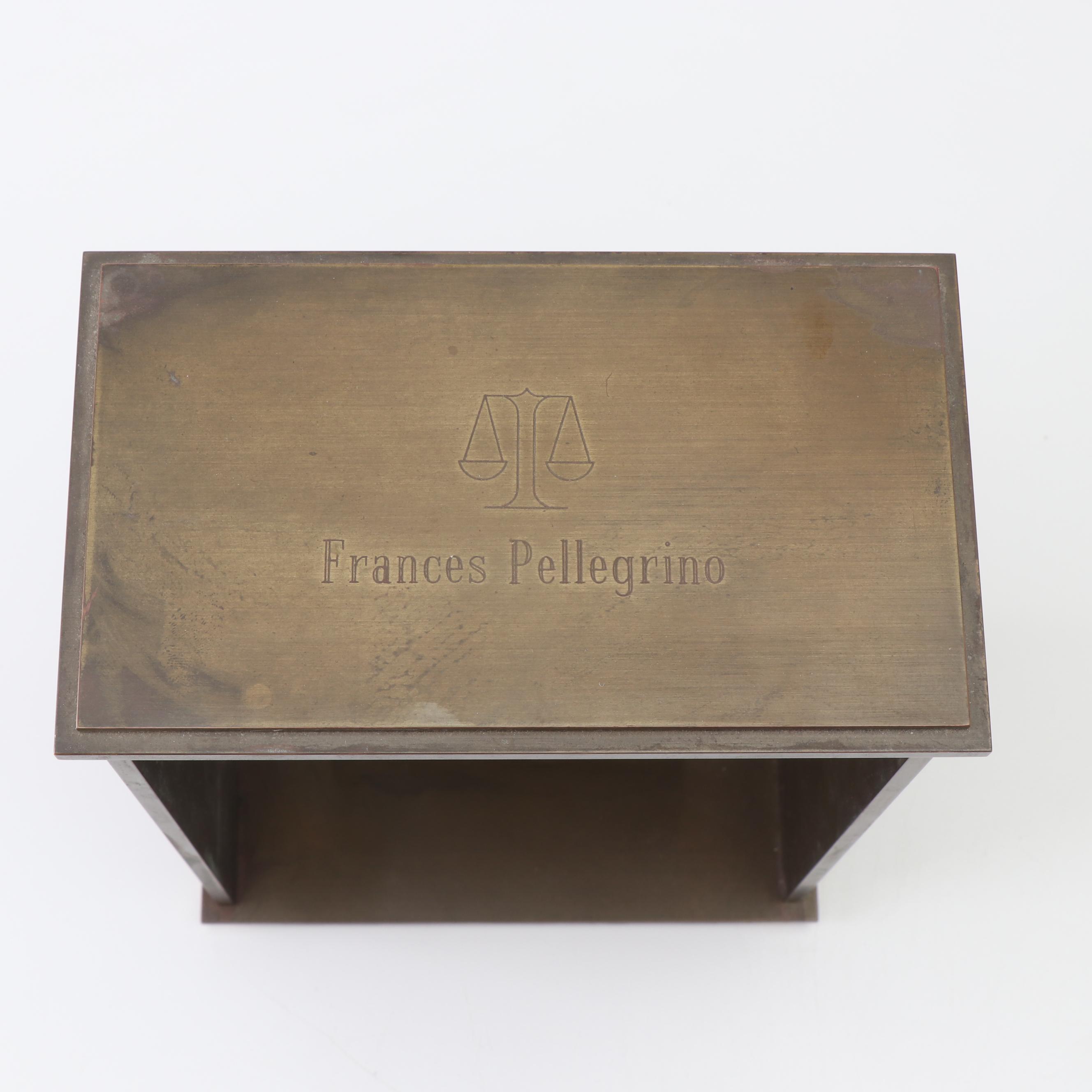 Tiffany & Co. Brass Mantel Clock