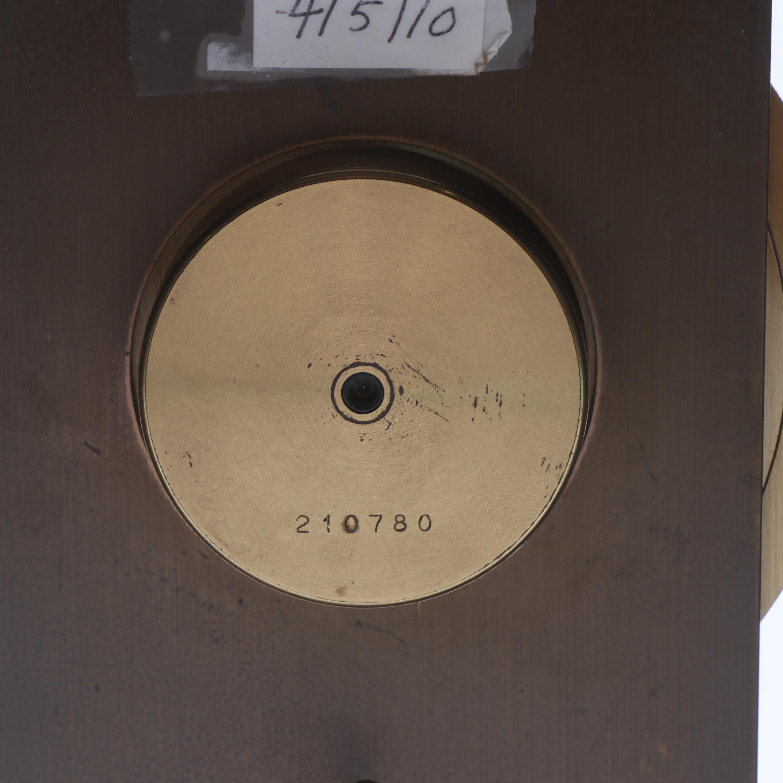 Tiffany & Co. Brass Mantel Clock