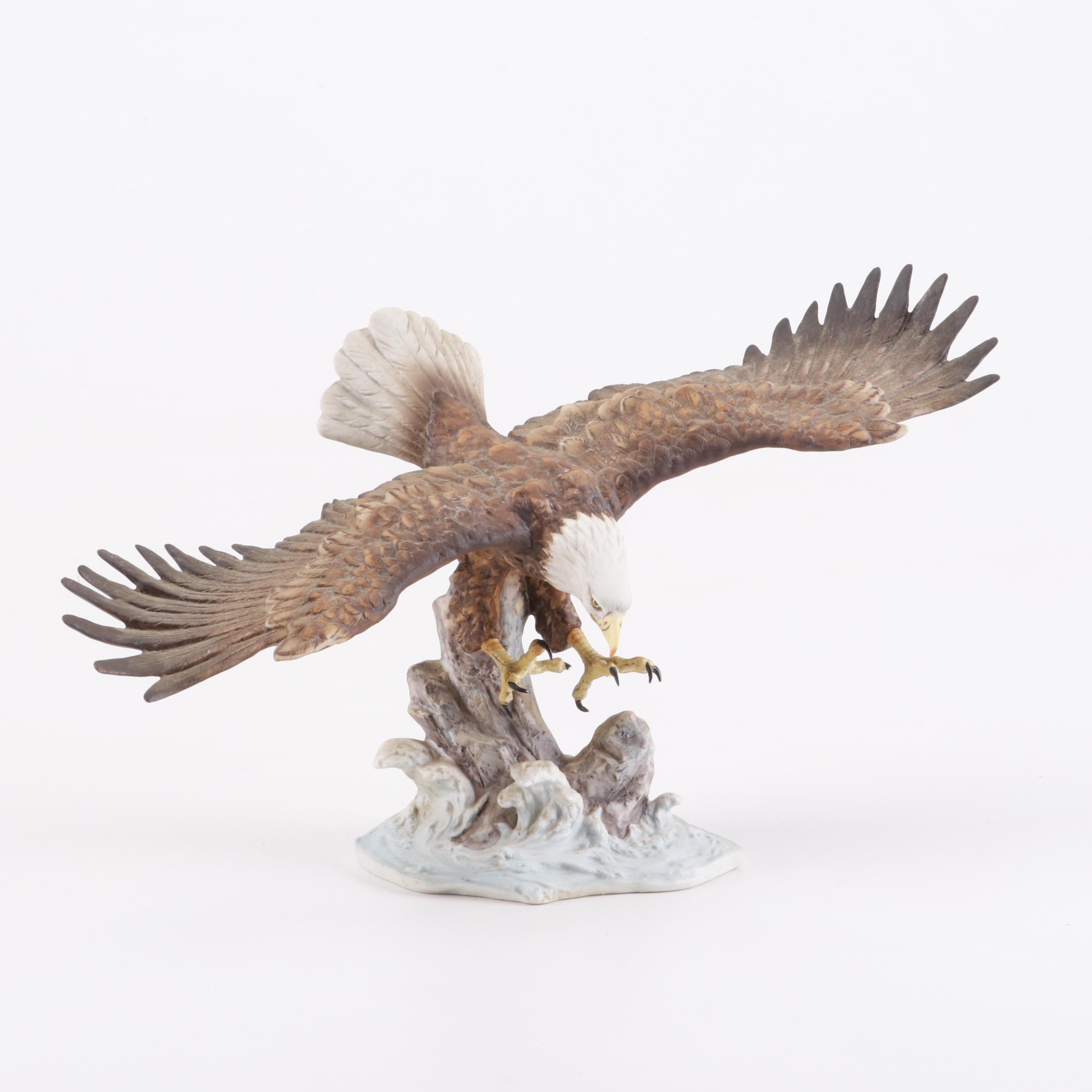 Gorham Gallery Birds "Bald Eagle" Porcelain Sculptures