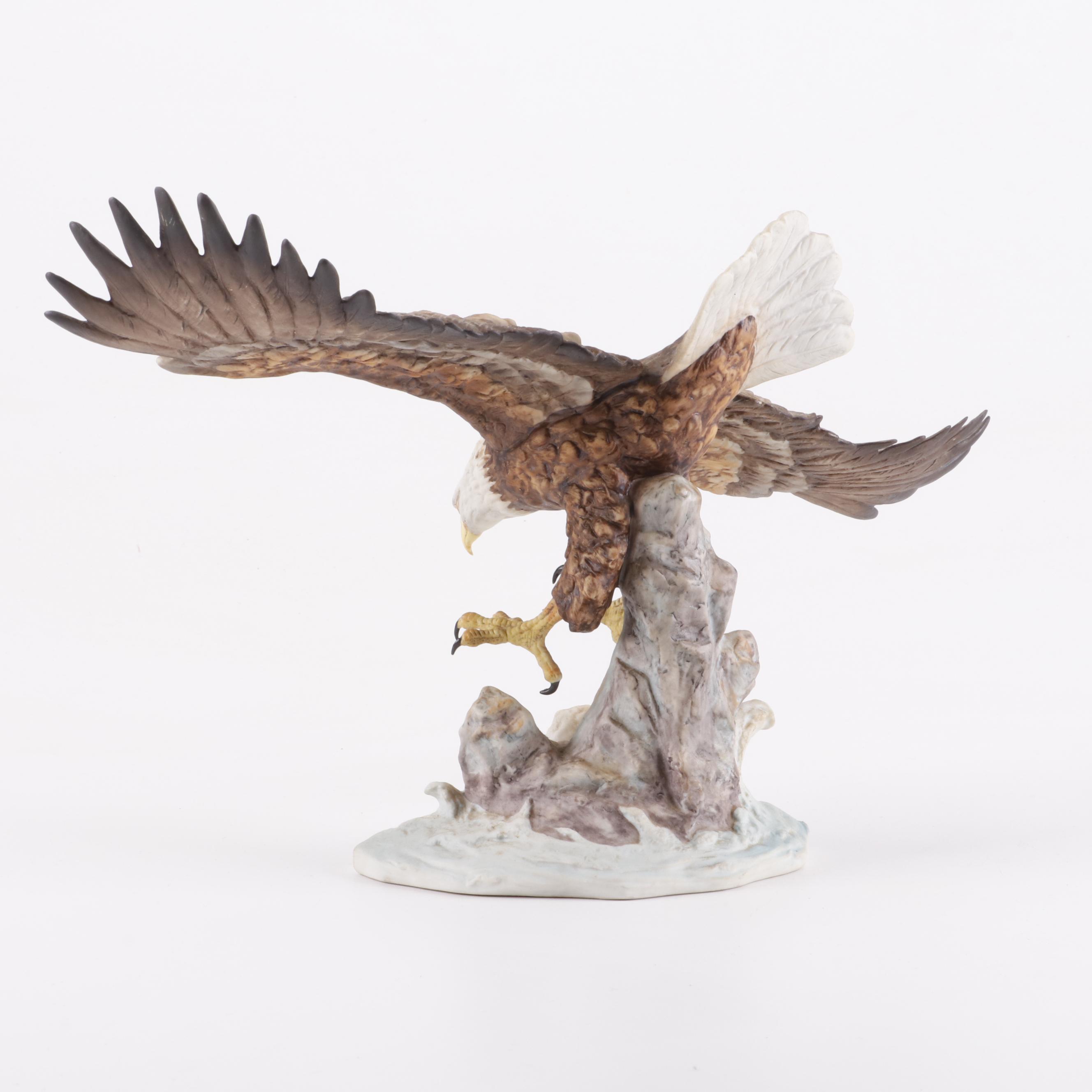 Gorham Gallery Birds "Bald Eagle" Porcelain Sculptures
