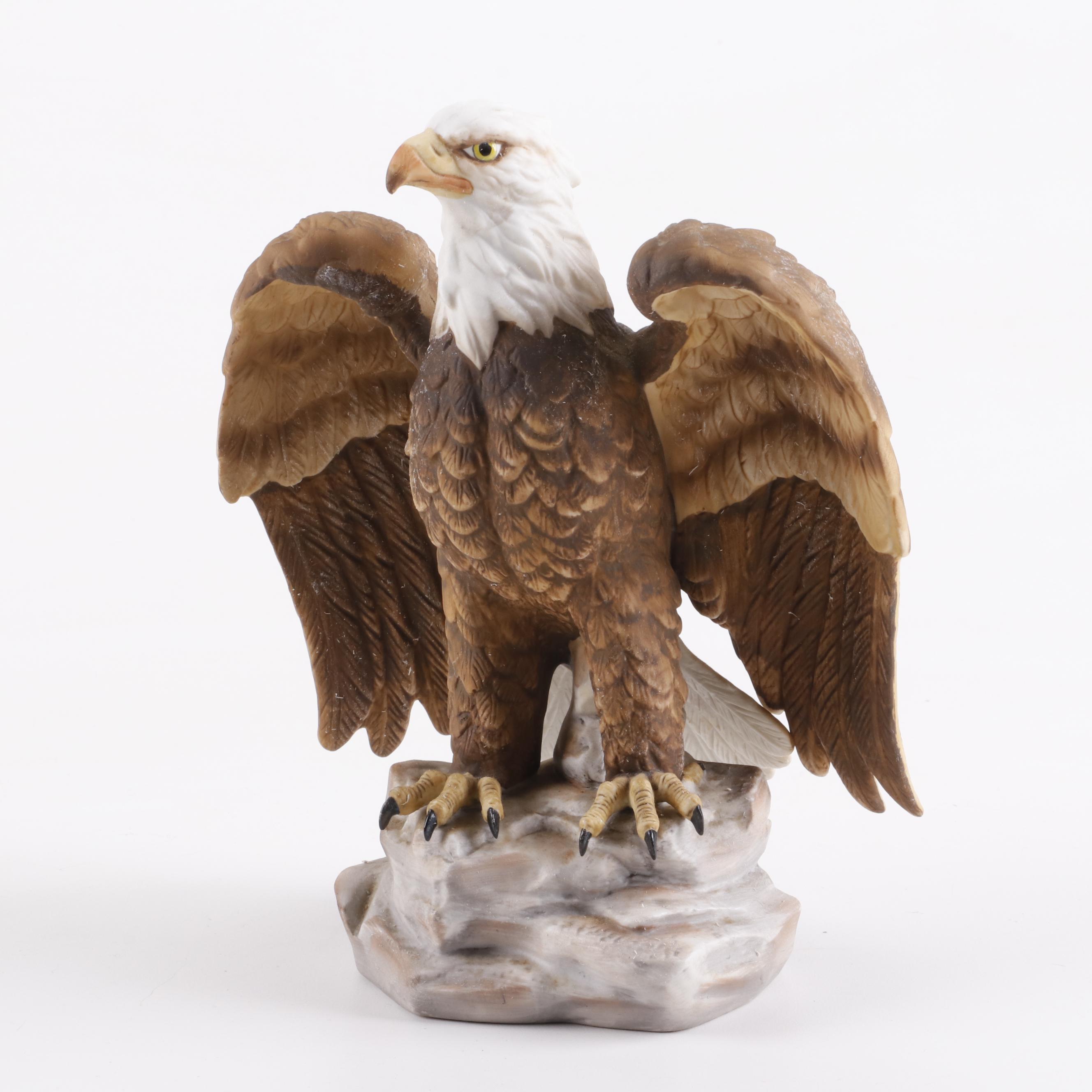 Gorham Gallery Birds "Bald Eagle" Porcelain Sculptures