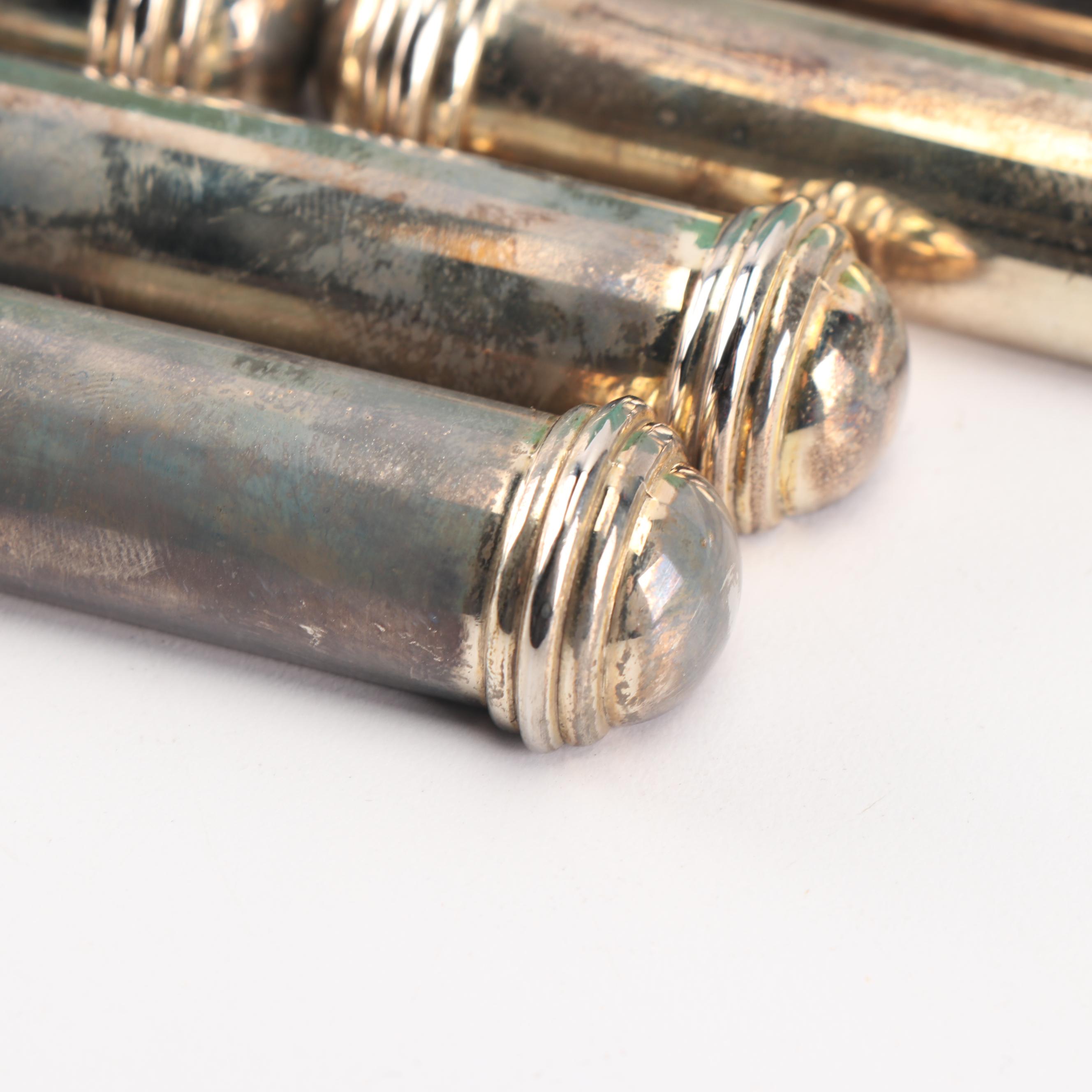 Ercuis Saint Hilaire Collection Silver Plate Knife Rest Sets