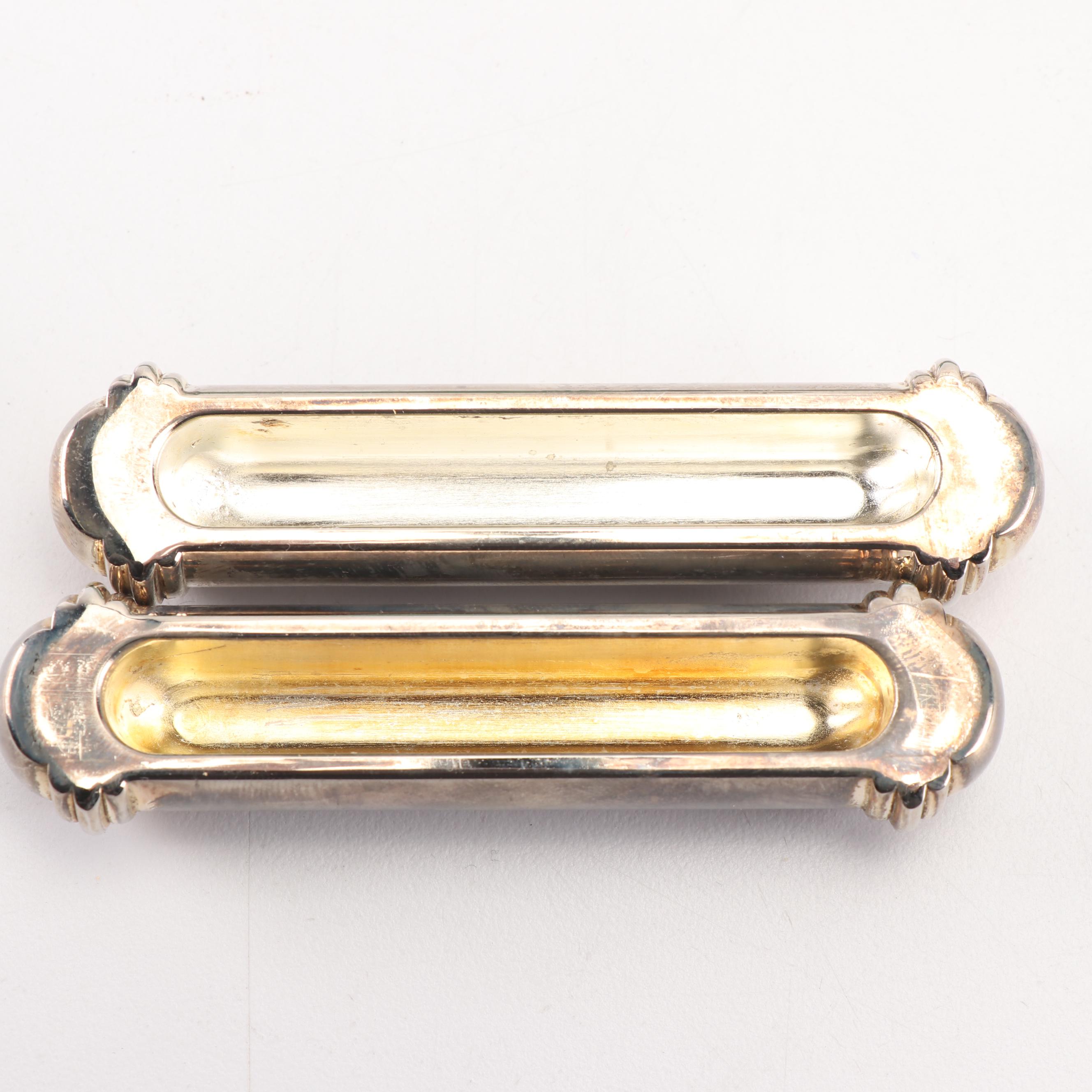 Ercuis Saint Hilaire Collection Silver Plate Knife Rest Sets