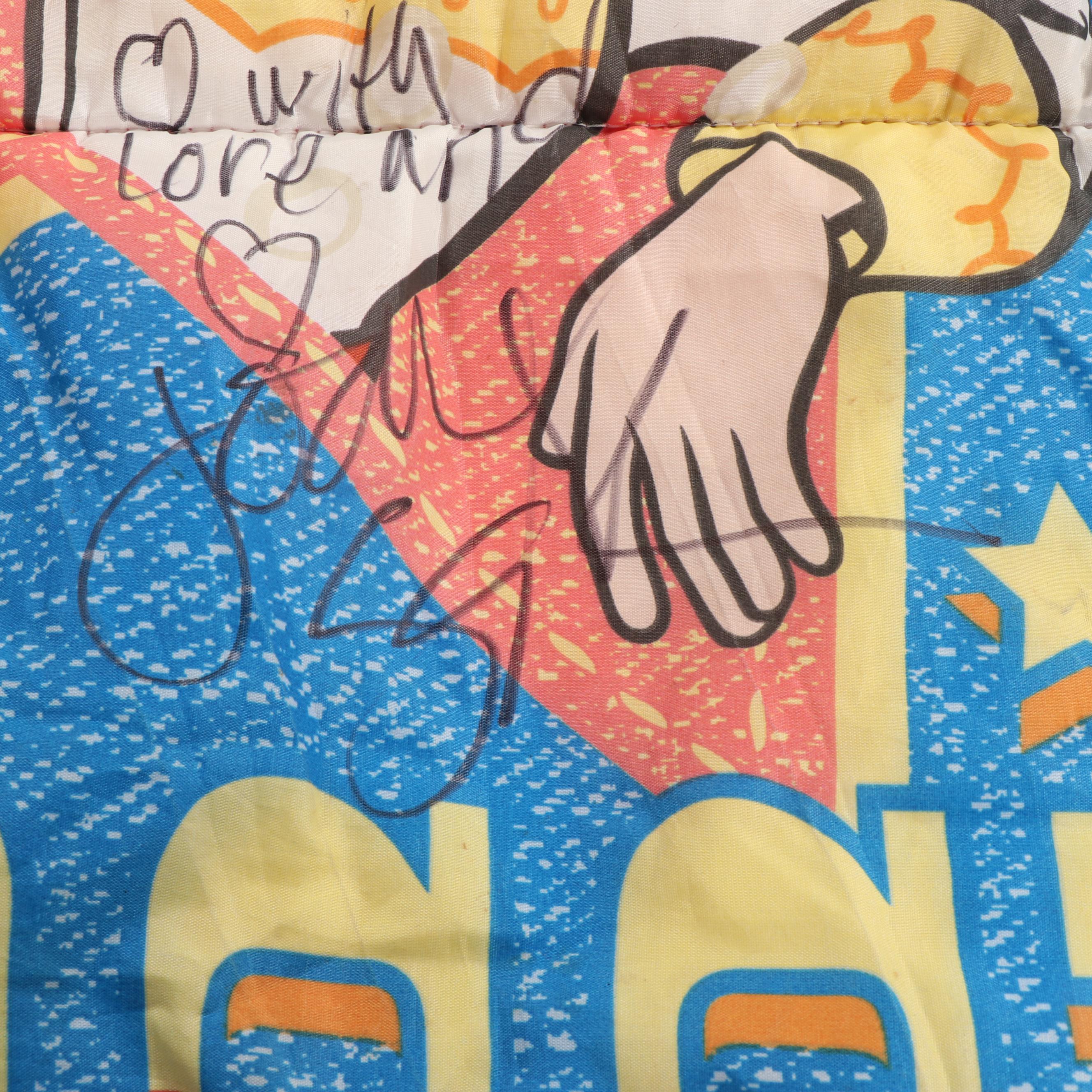 Disney Pixar Toy Story Sleeping Bag signed by Joan Cusack