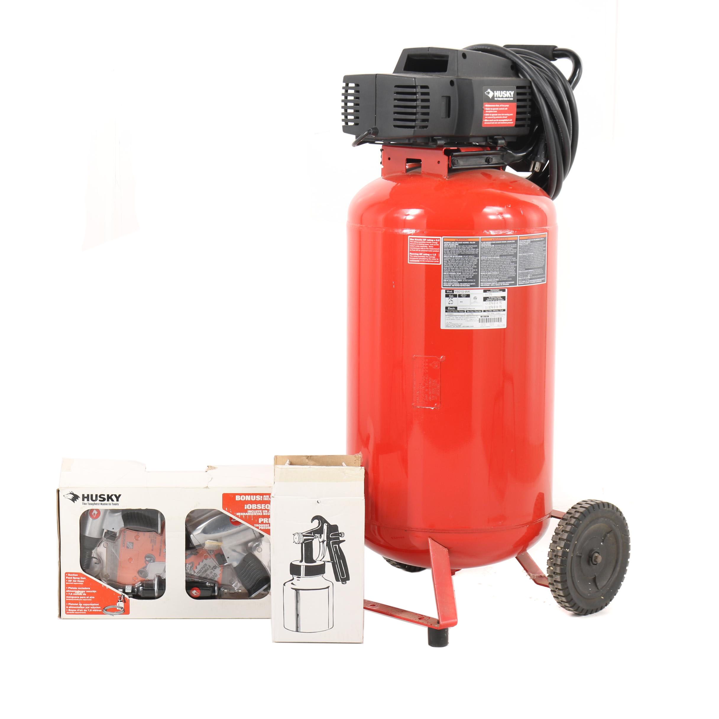Husky 5.2HP 25 Gallon Air Compressor
