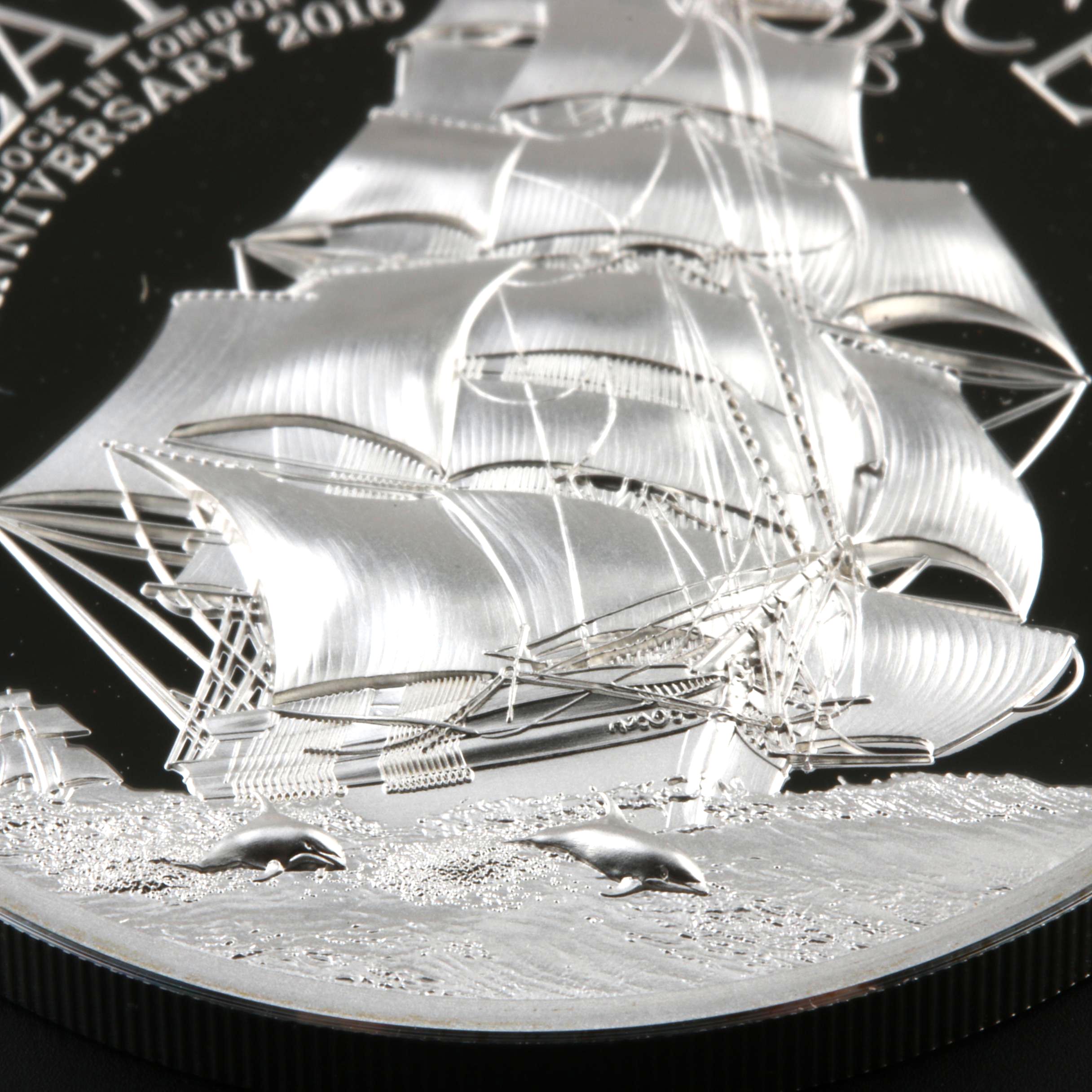 2016 Cook Islands The Great Tea Race 1 oz. Silver $5 Proof Coin