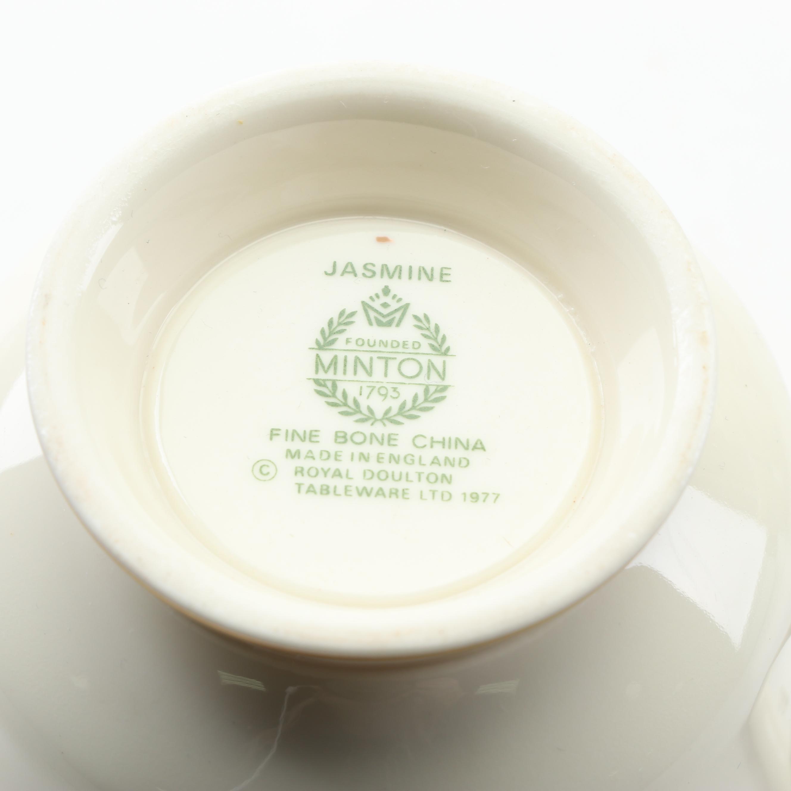 Vintage Minton "Jasmine" Bone China Dinnerware