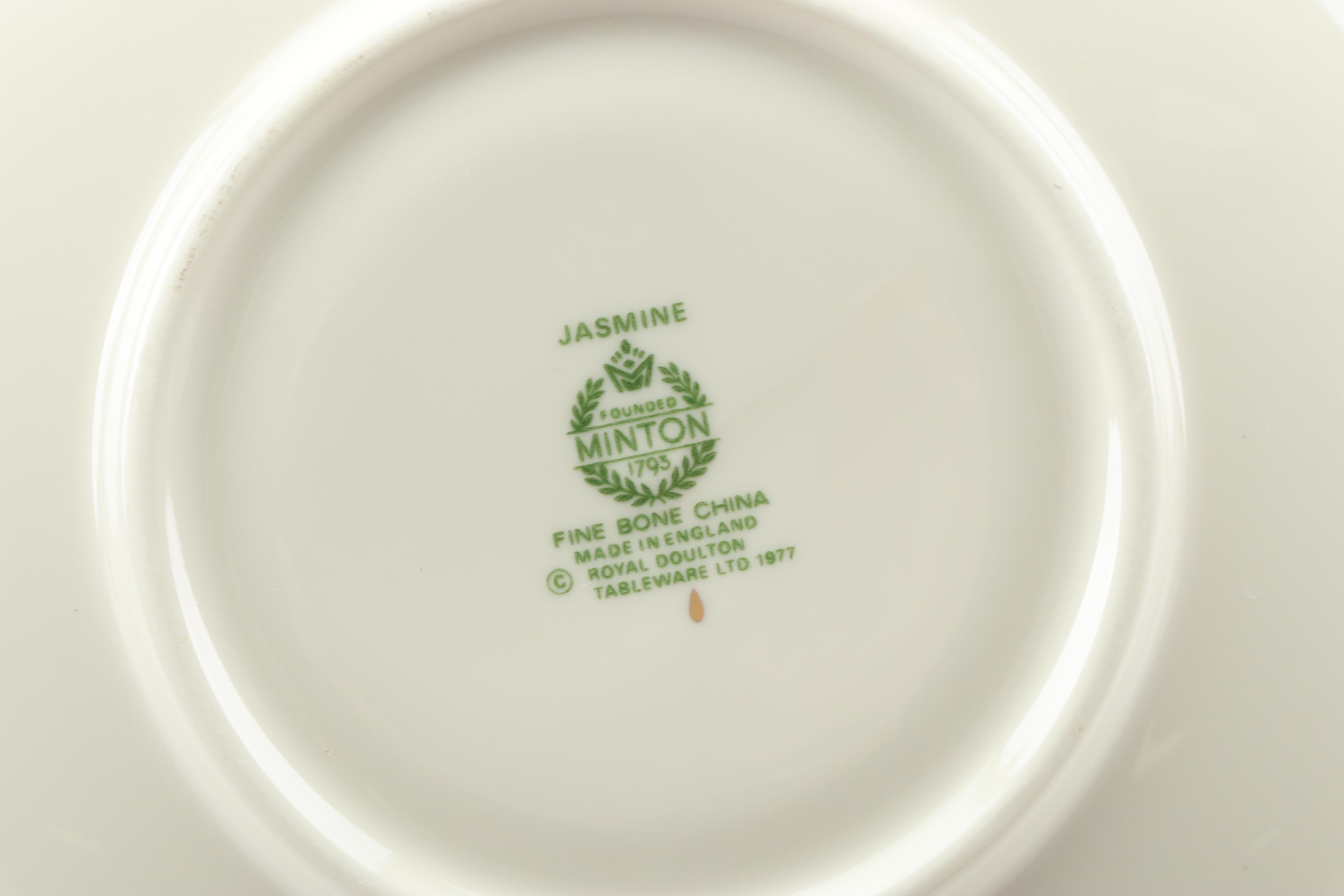 Vintage Minton "Jasmine" Bone China Dinnerware