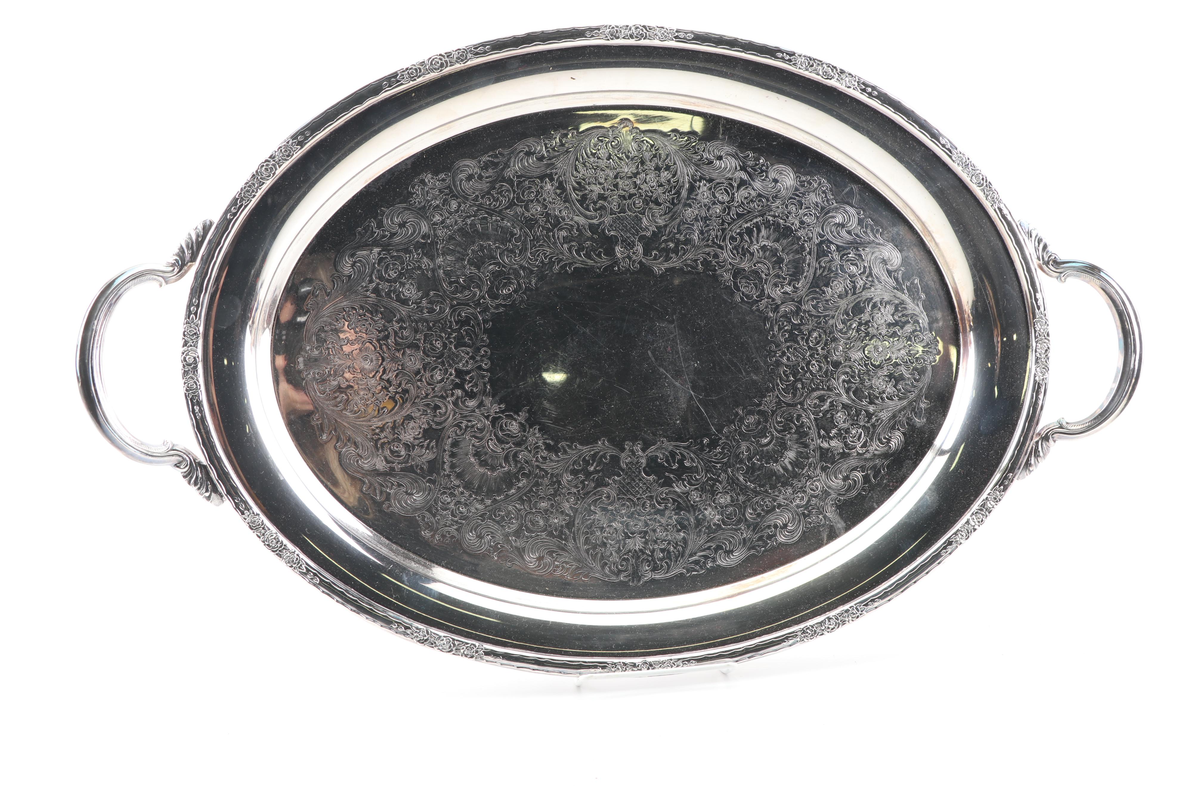 International Silver Co. "Camille" Silver Plate Tea and Coffee Service Set