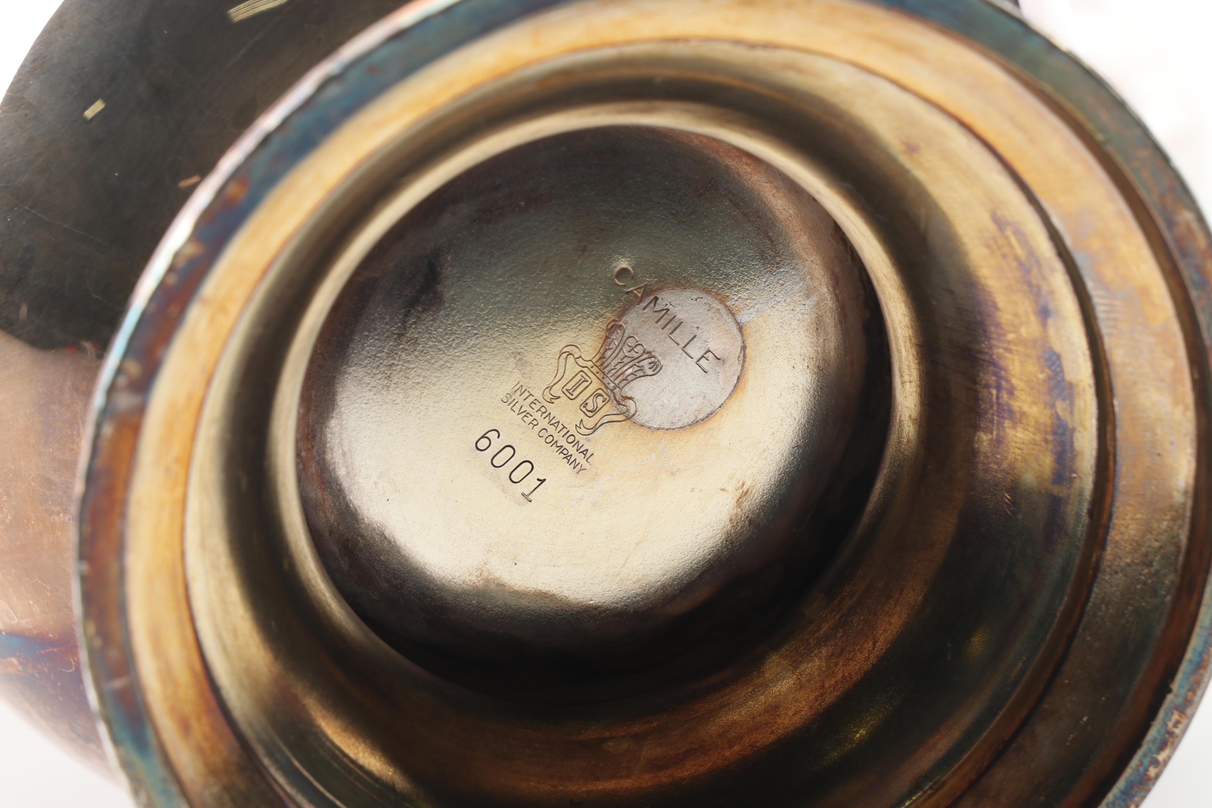 International Silver Co. "Camille" Silver Plate Tea and Coffee Service Set