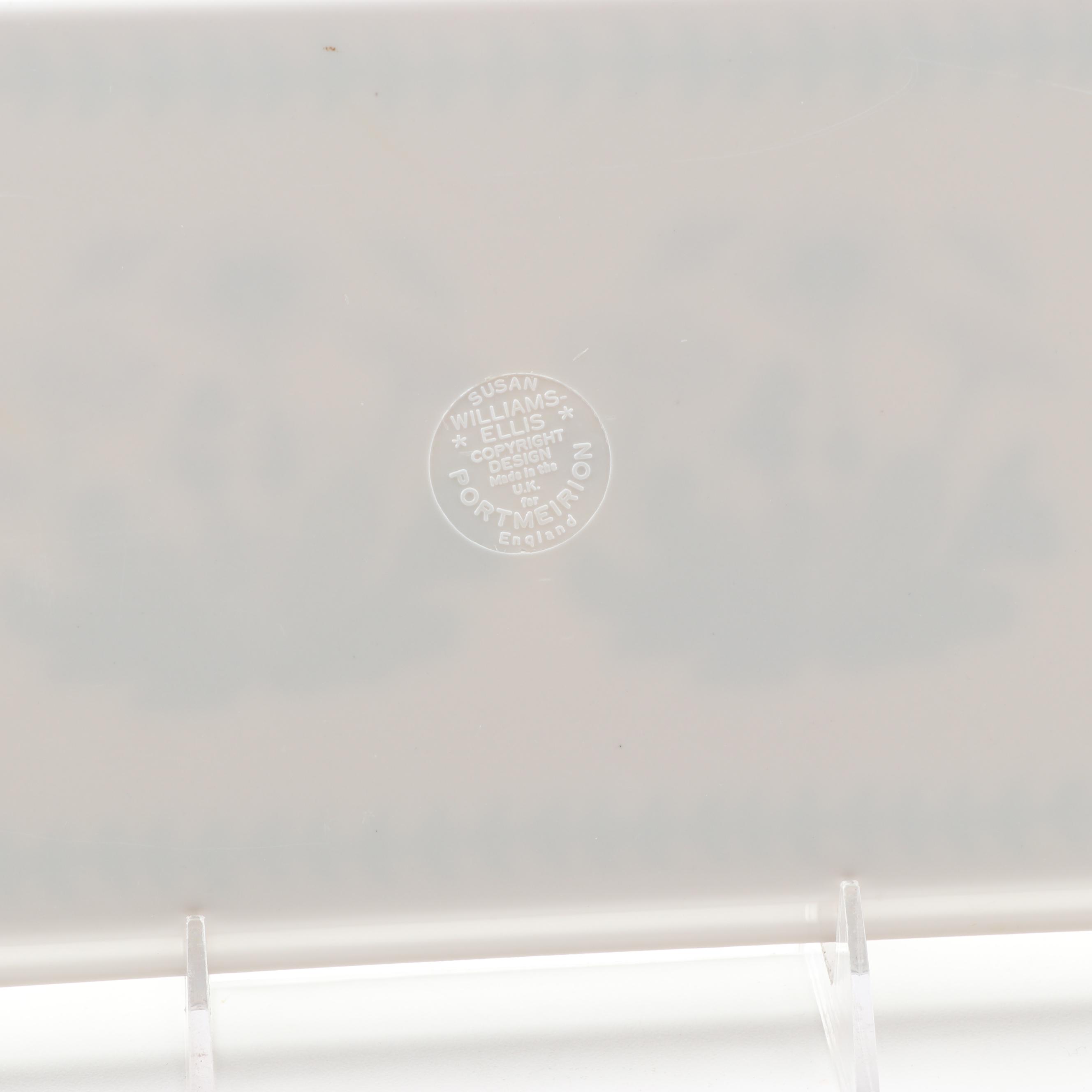 Portmeirion "Botanic Garden" Canister Set and Melamine Tray