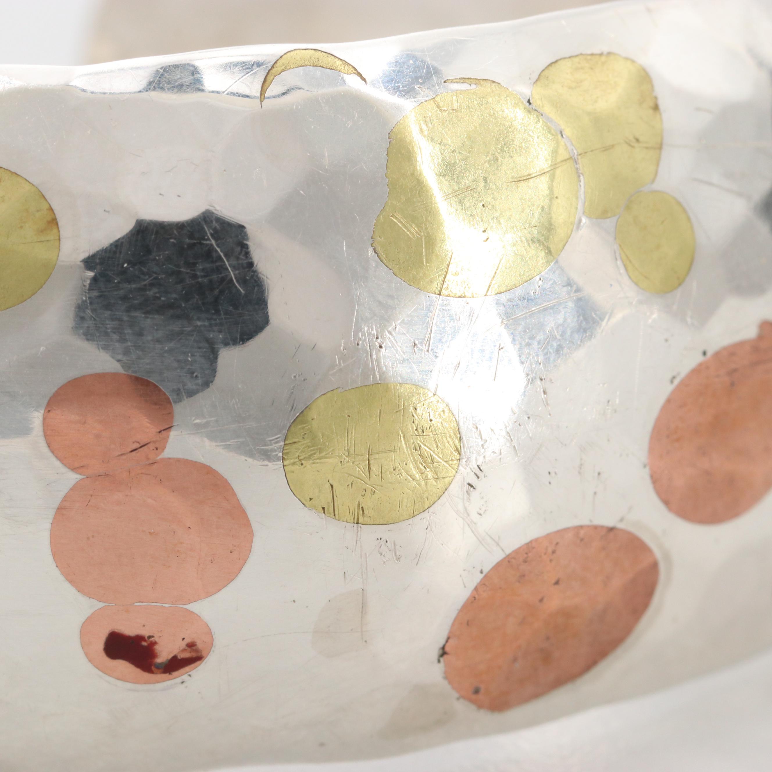 Ofner & Co Seattle Raindrop Sterling Silver Hammered Bracelet