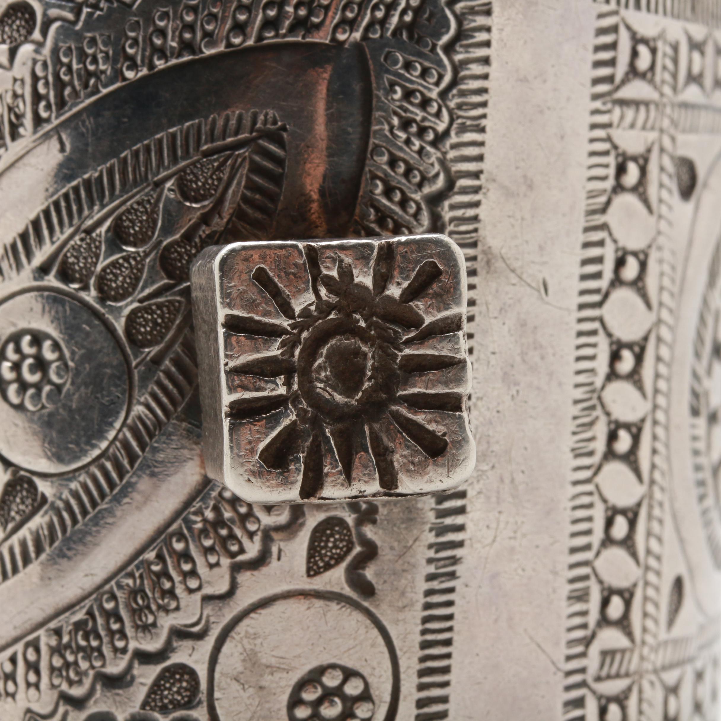 Sterling Silver North African Cuff Bracelet