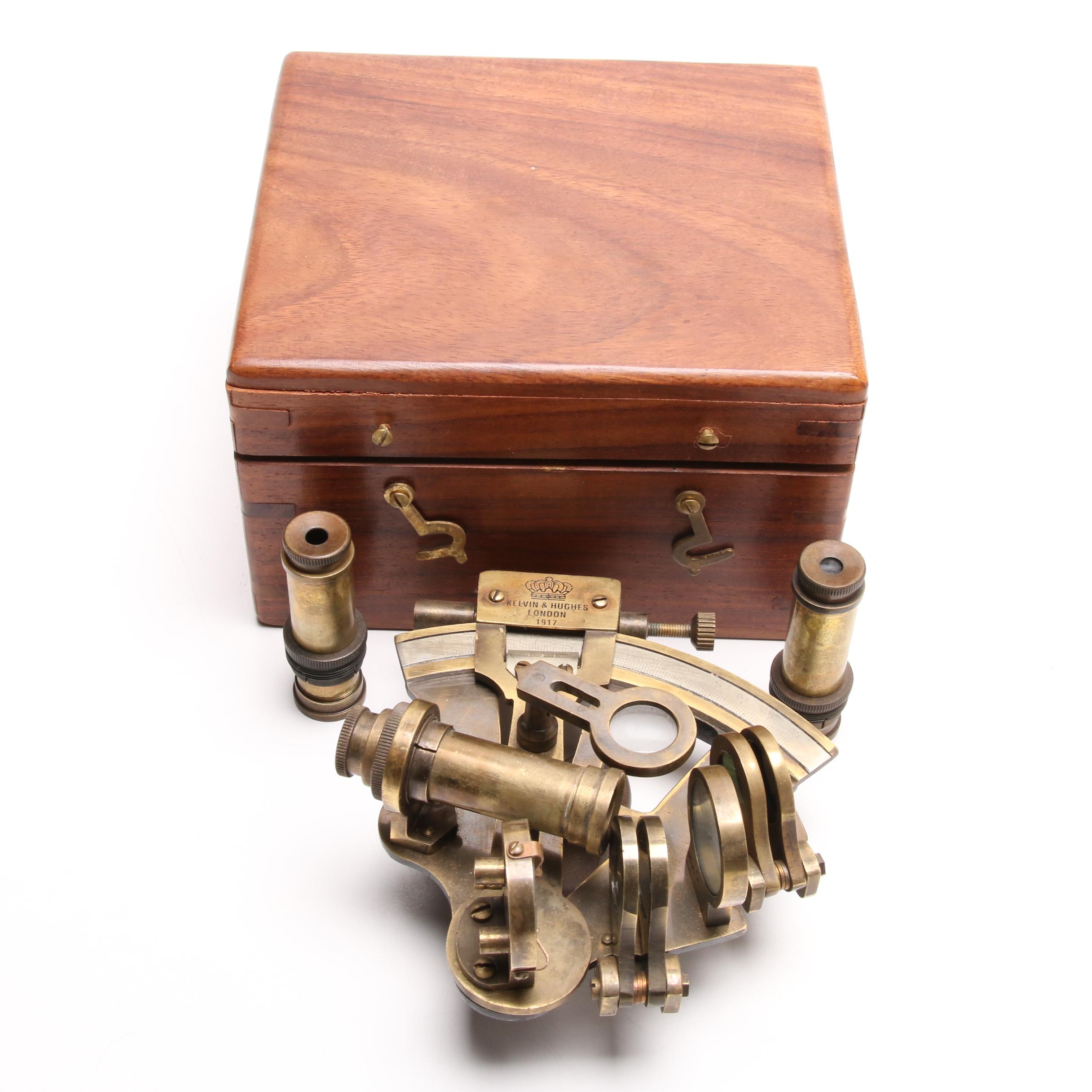 Kelvin & Hughes London 1917 Nautical Sextant