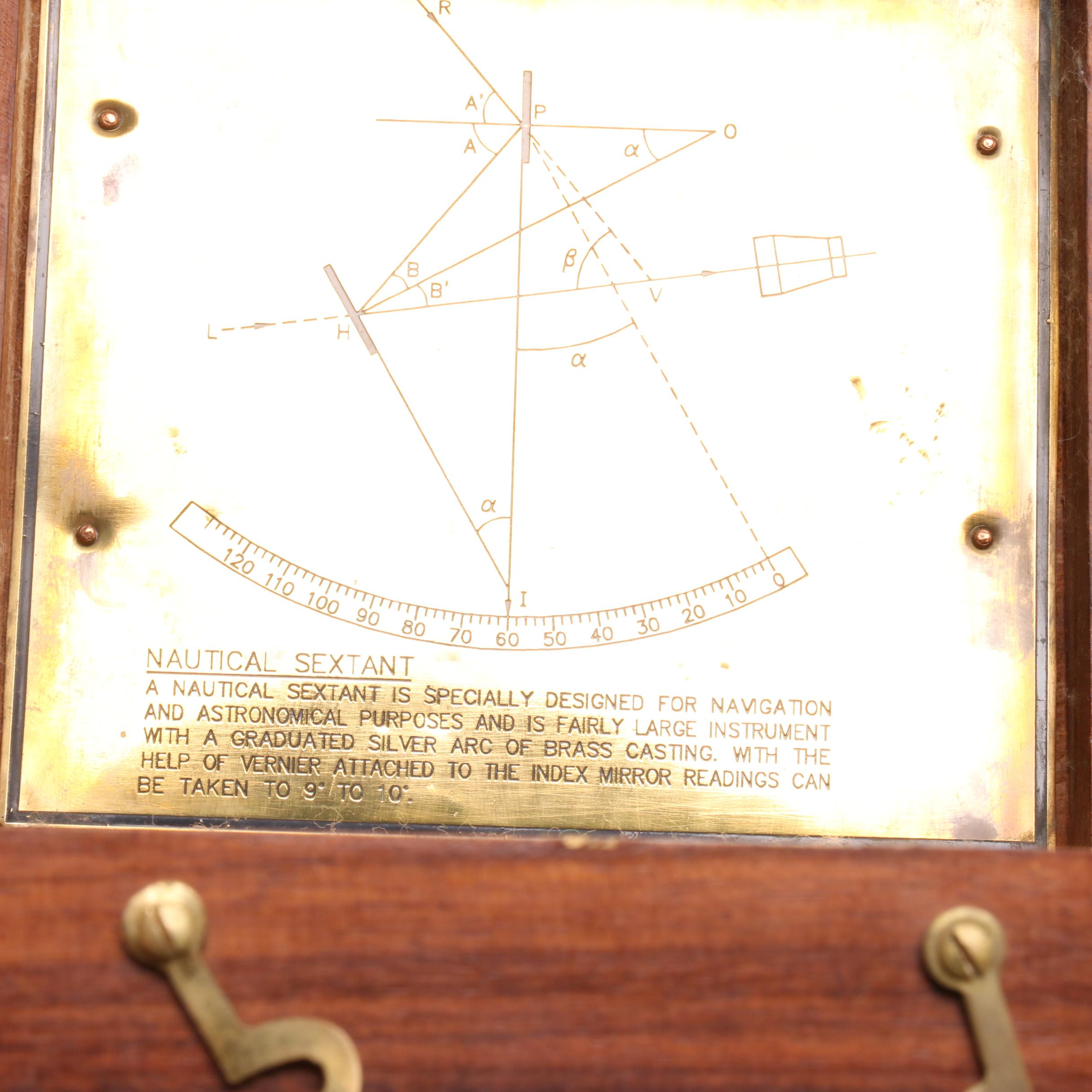 Kelvin & Hughes London 1917 Nautical Sextant