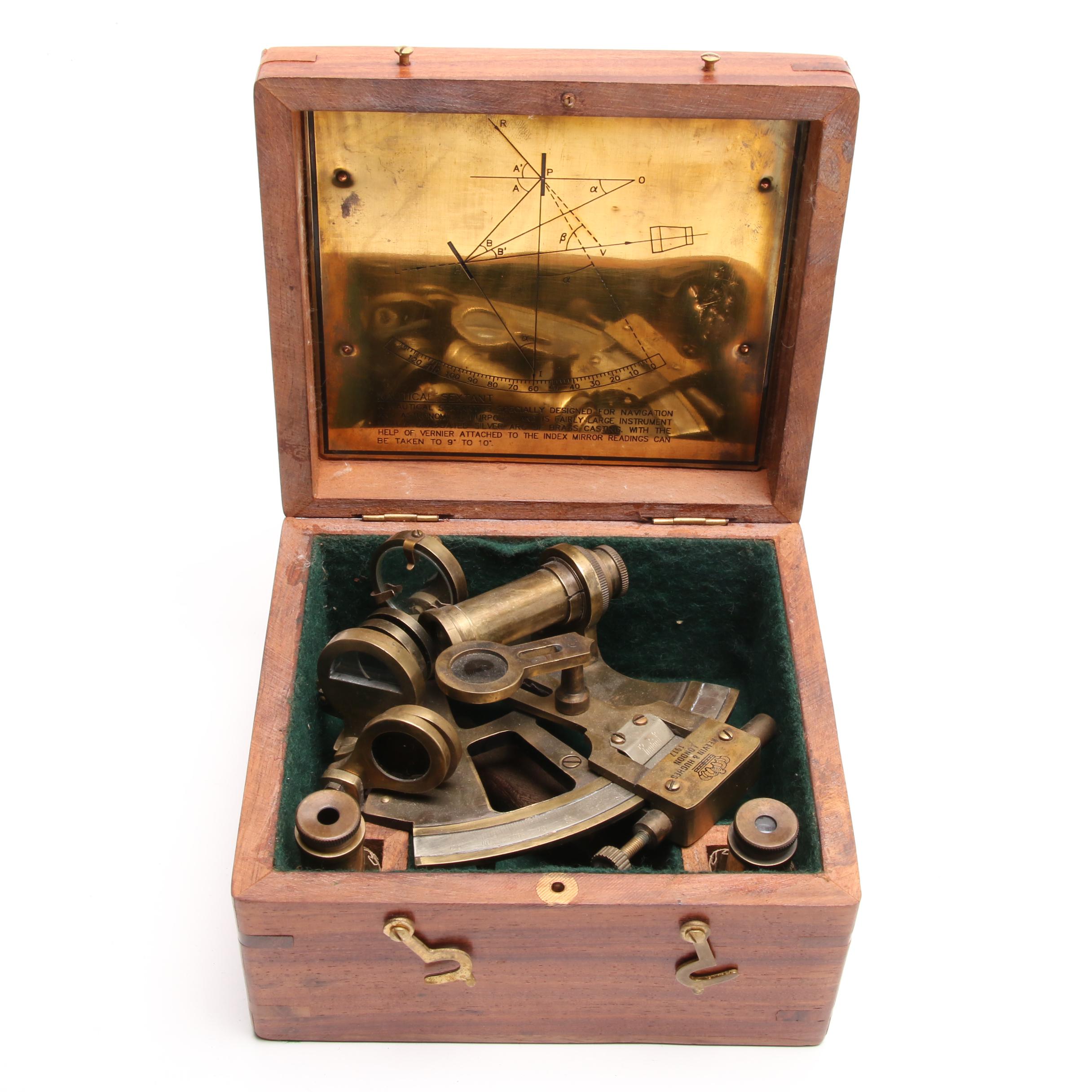 Kelvin & Hughes London 1917 Nautical Sextant