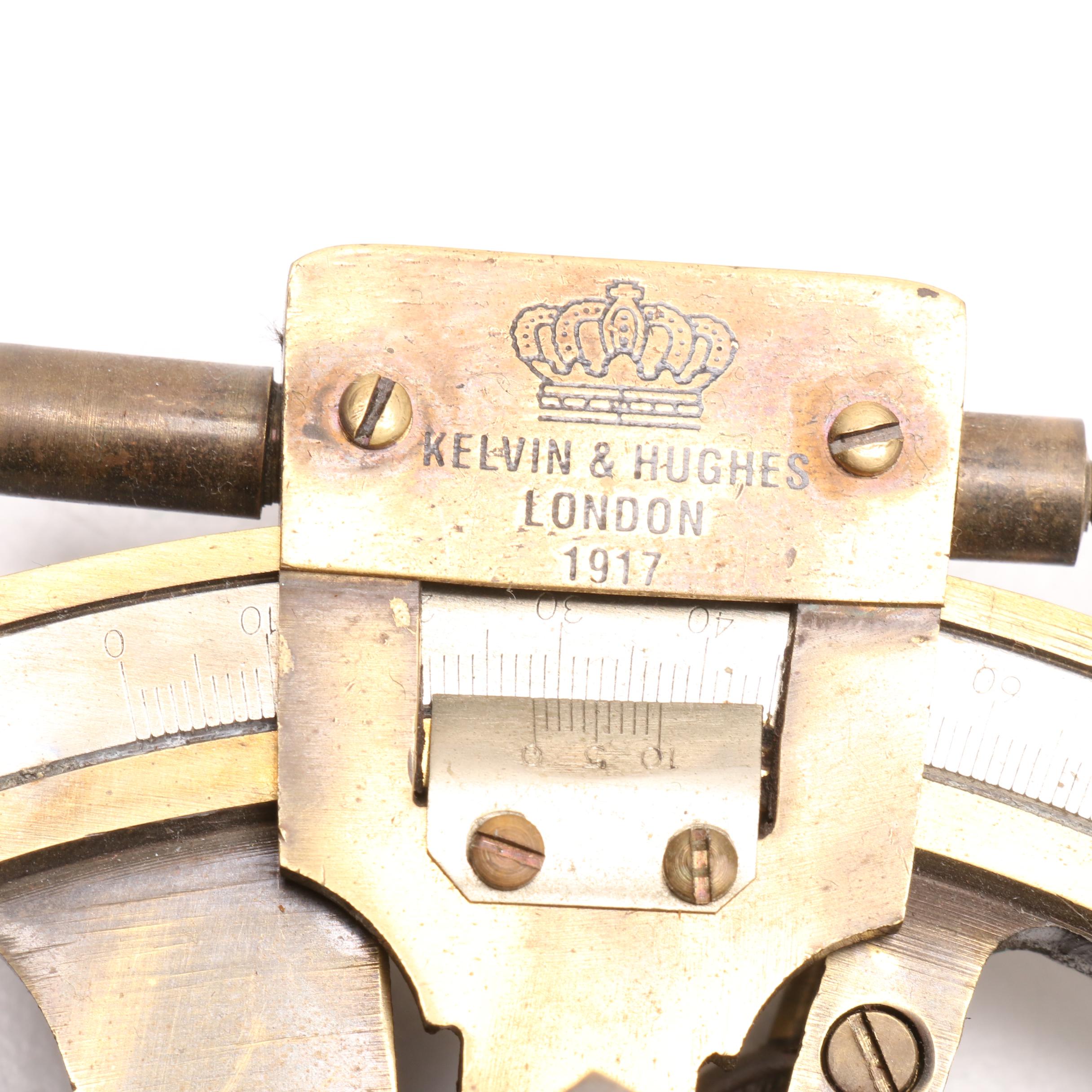 Kelvin & Hughes London 1917 Nautical Sextant