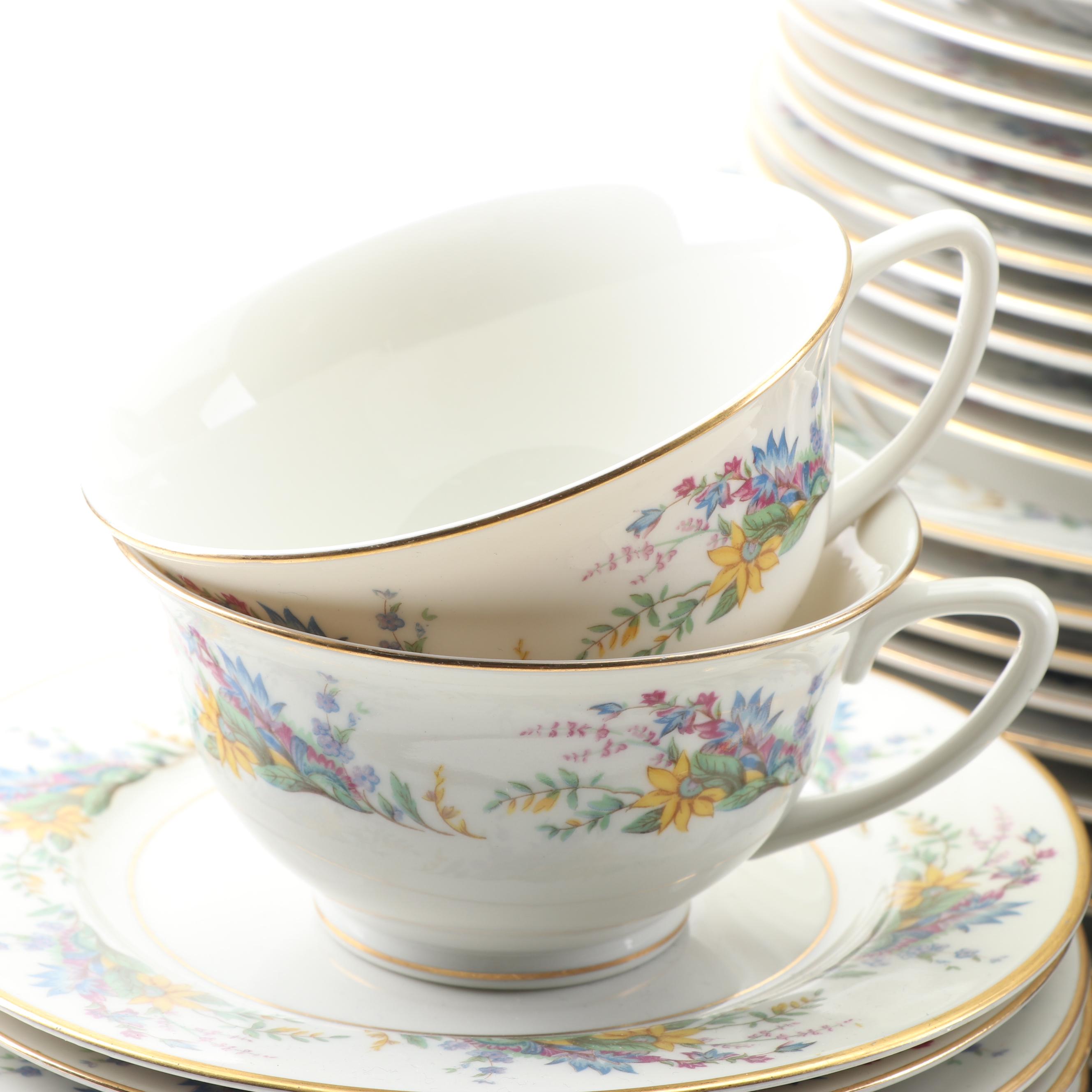 Arcadian Fine China "Spring Glory" Dinnerware Set