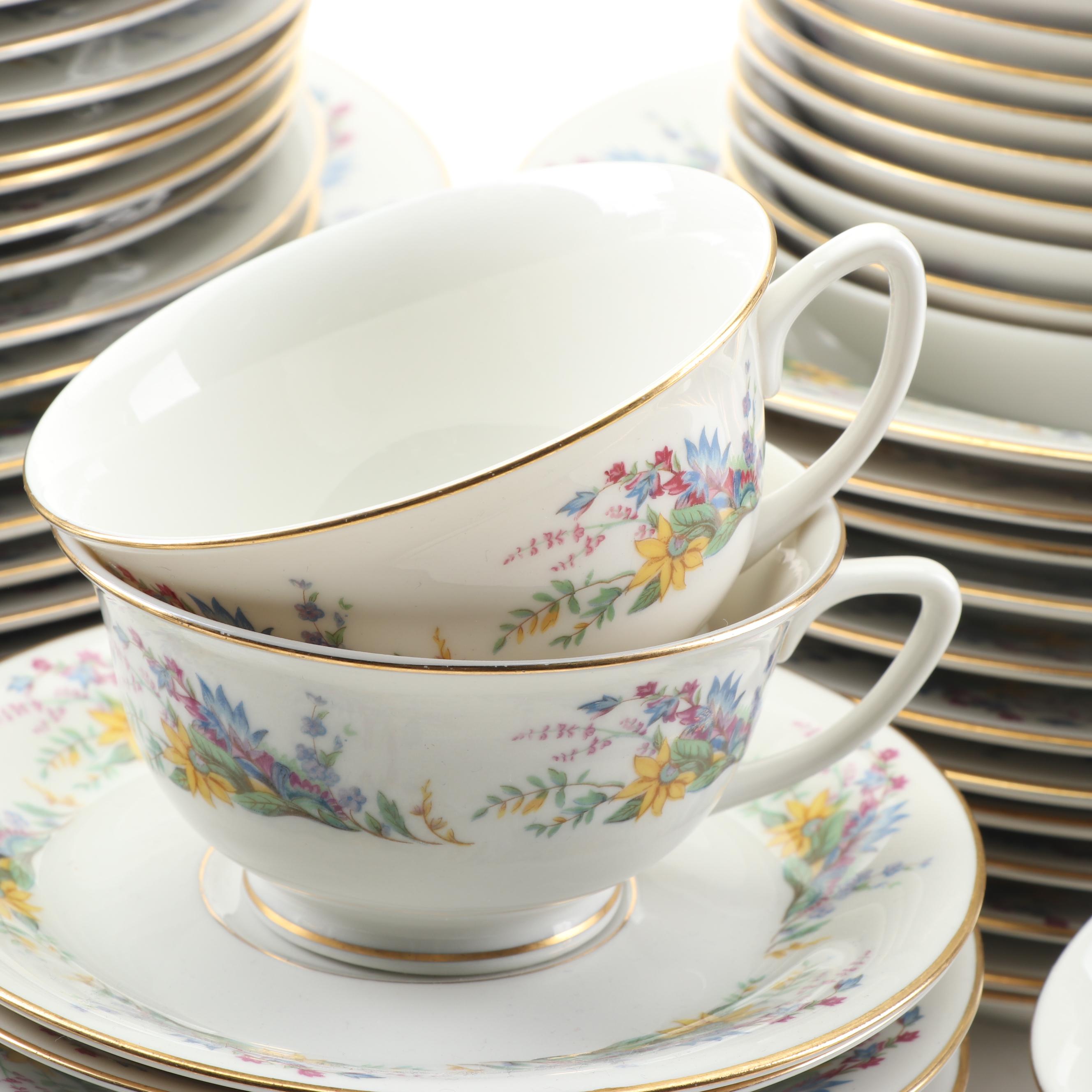 Arcadian Fine China "Spring Glory" Dinnerware Set